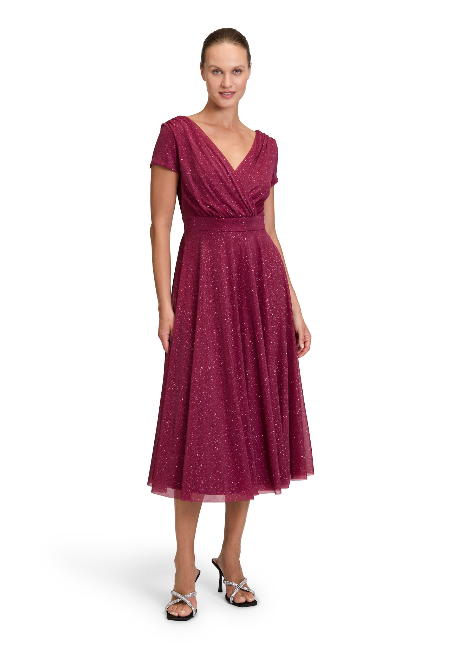 Vera Mont |  Vera Mont Kurzes Kleid  | 42 | dark green/grey
