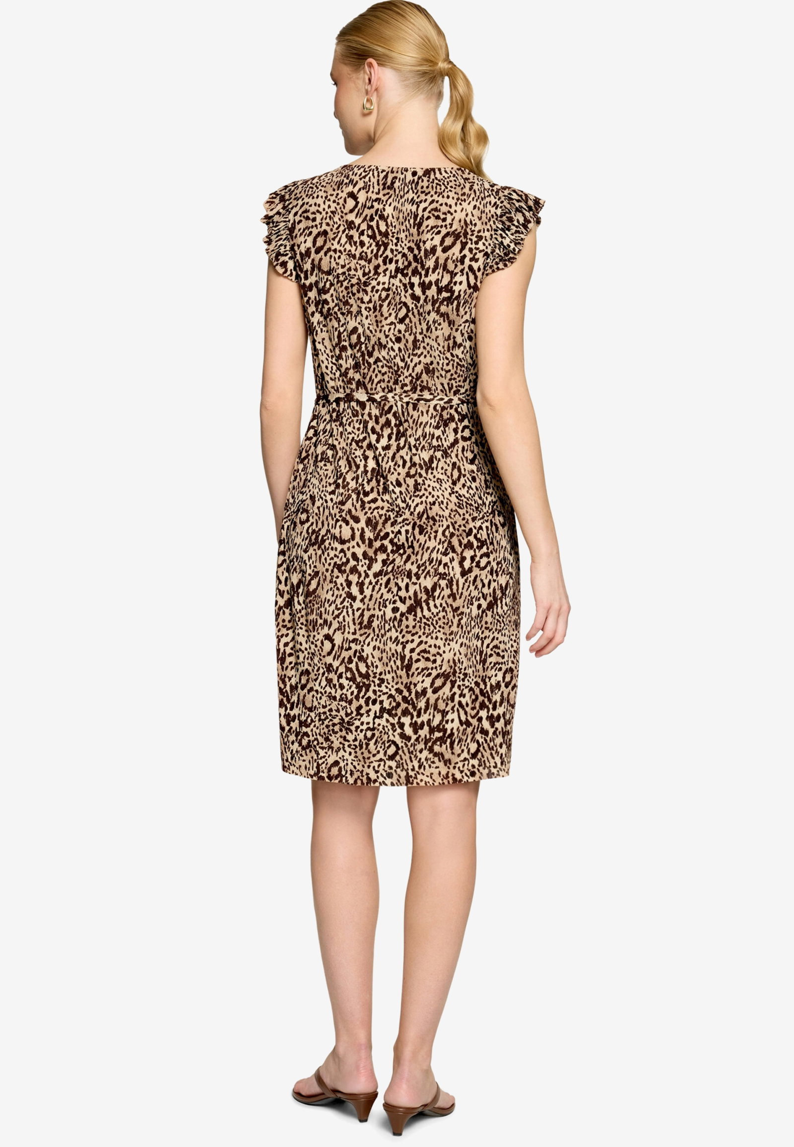 Kleid Kurz ohne Arm, Beige/Brown #3