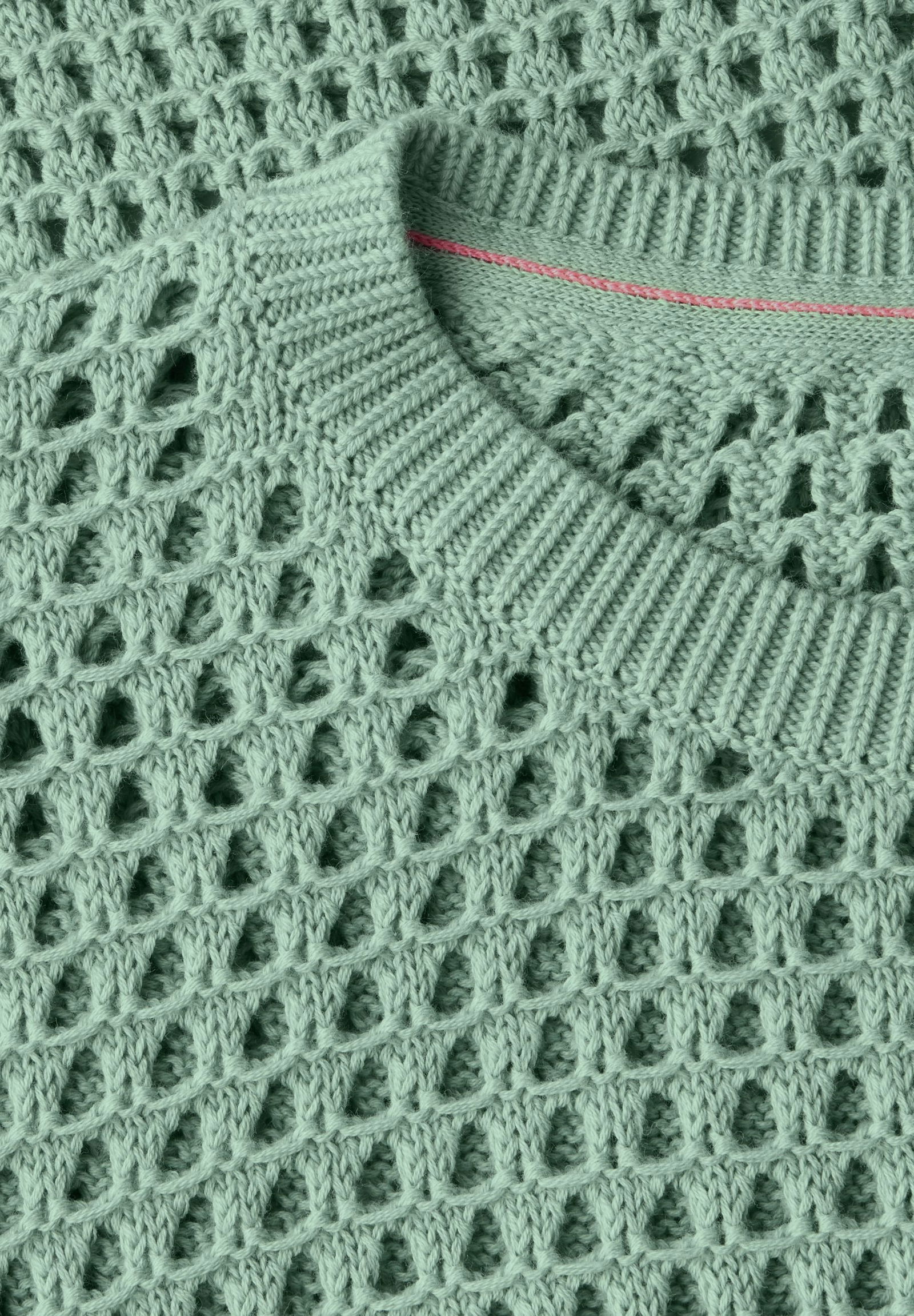 70960a95524506e1e09be436c3a63a84  |  Pullover im Häkel-Optik | XL | 11231_16695