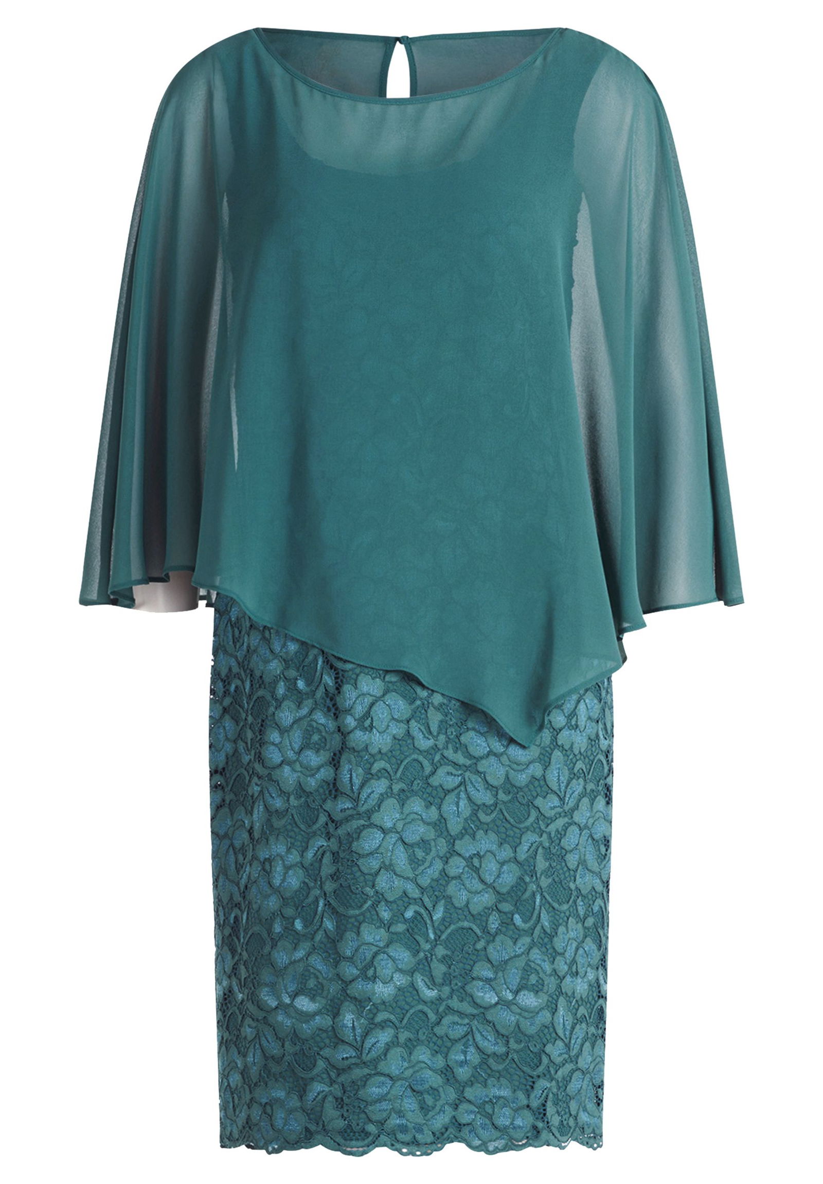 fc81dc67b1e4a7b3669c94ef02cc8120 Vera Mont | Vera Mont Kurzes Kleid | 48 | dark emerald