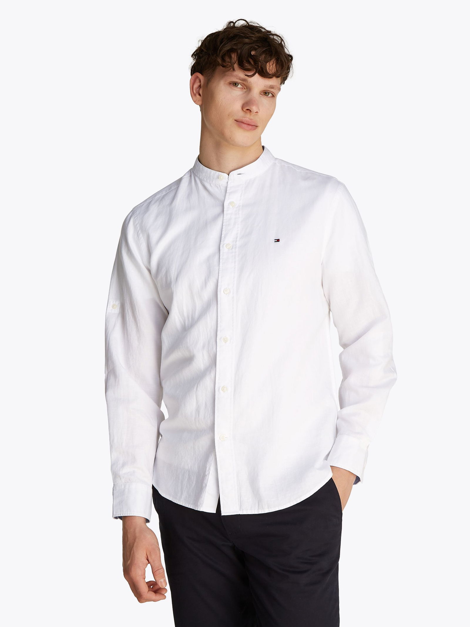 d3ddb105110b862d0cacaef9d6db89e9 Tommy Hilfiger |  Tommy Hilfiger Hemd Regular Fit  | L | th optic white