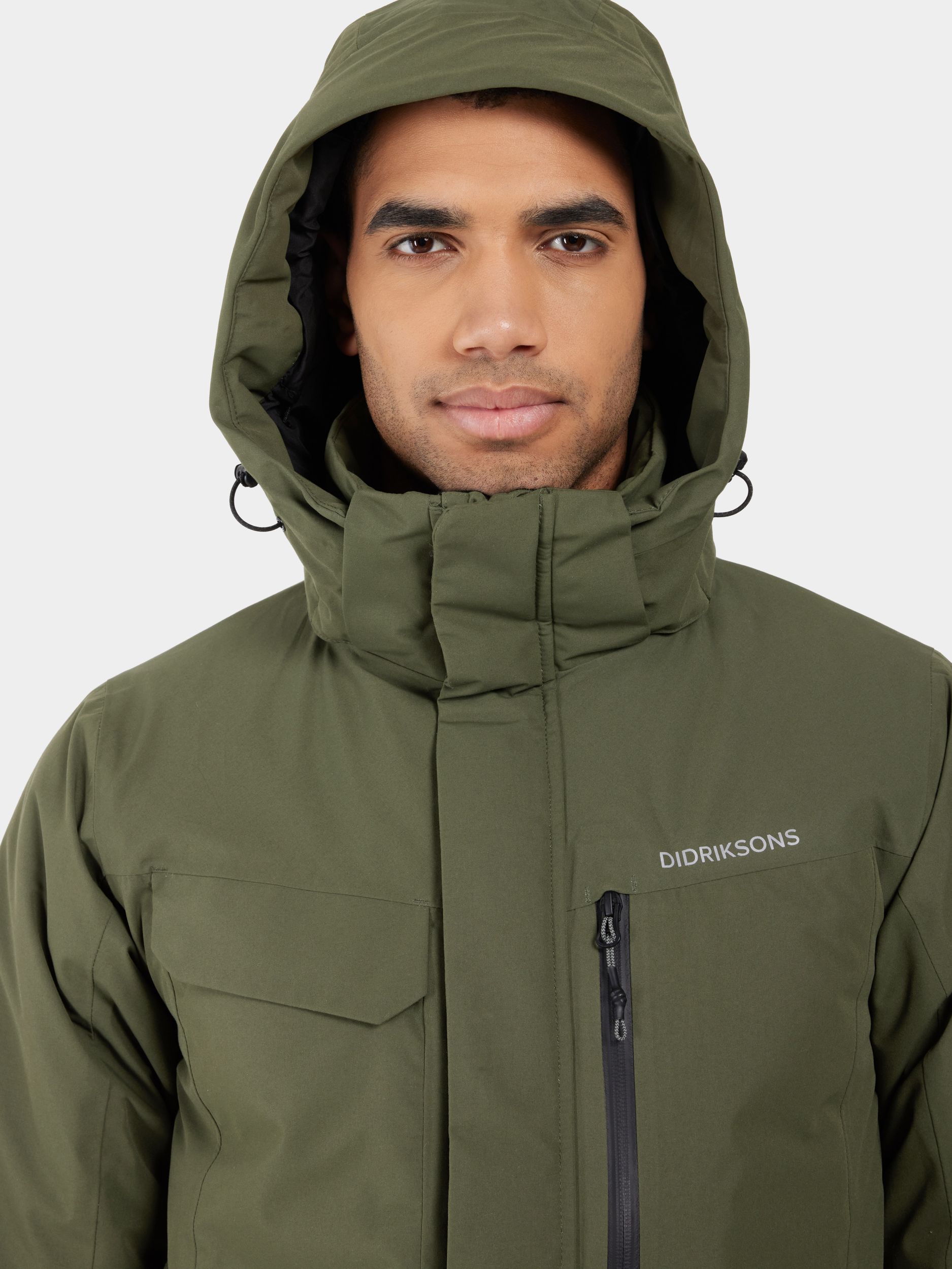 Didriksons |  Didriksons Long Jacke  | M | deep green