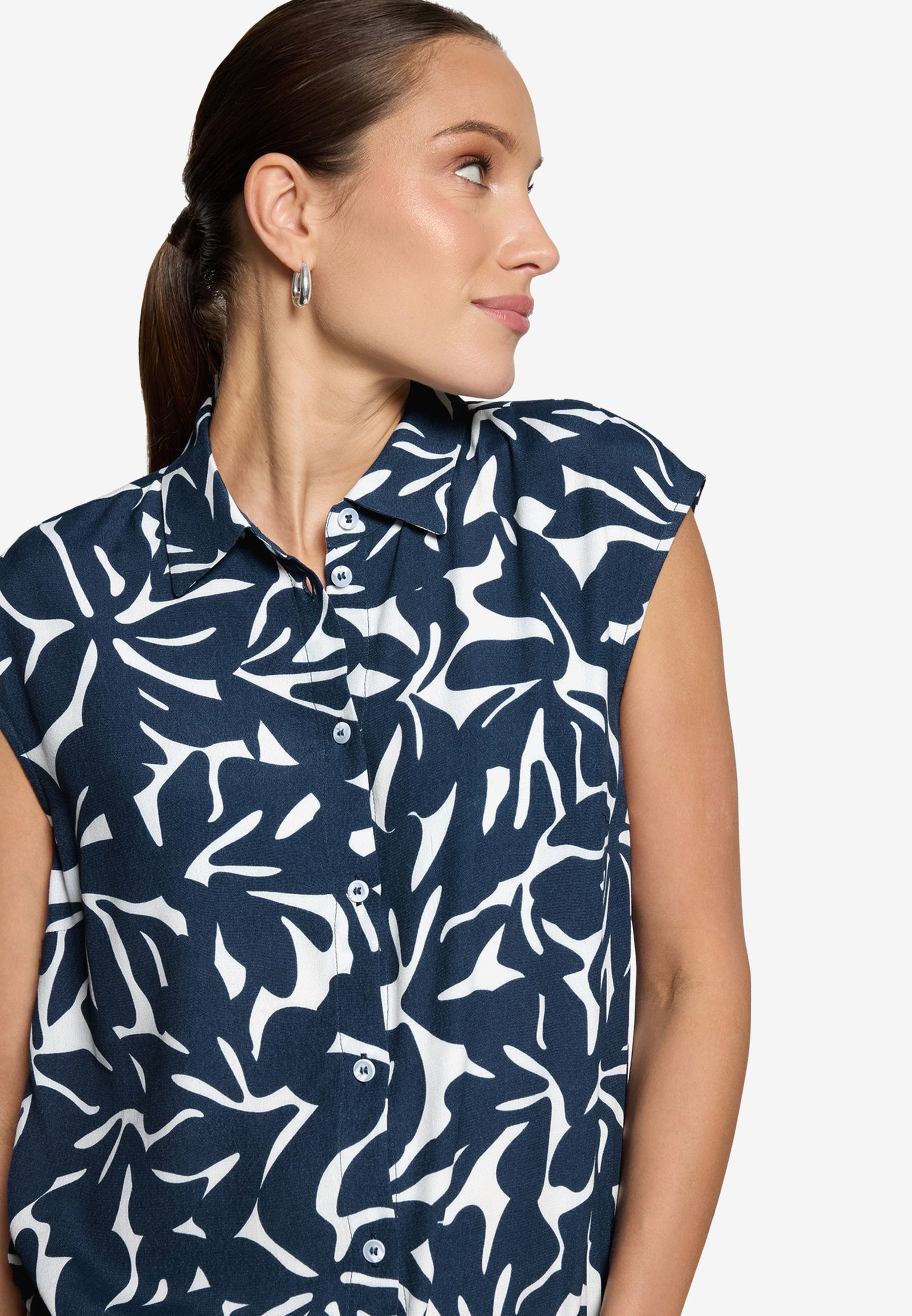 Zero |  Zero Druckbluse  | 38