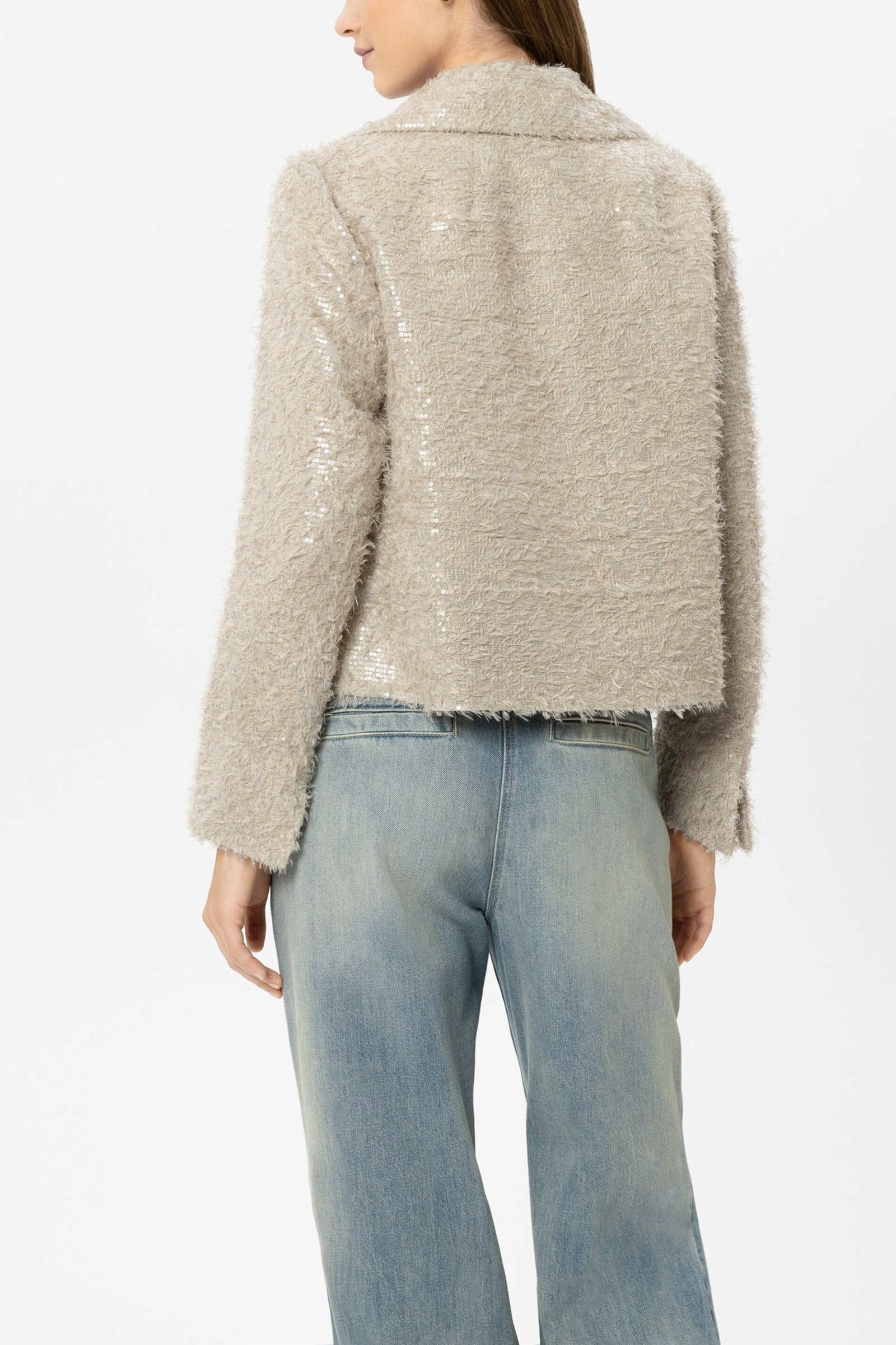Luisa Cerano kurze Cabanjacke aus edlem Fil Coupé #4