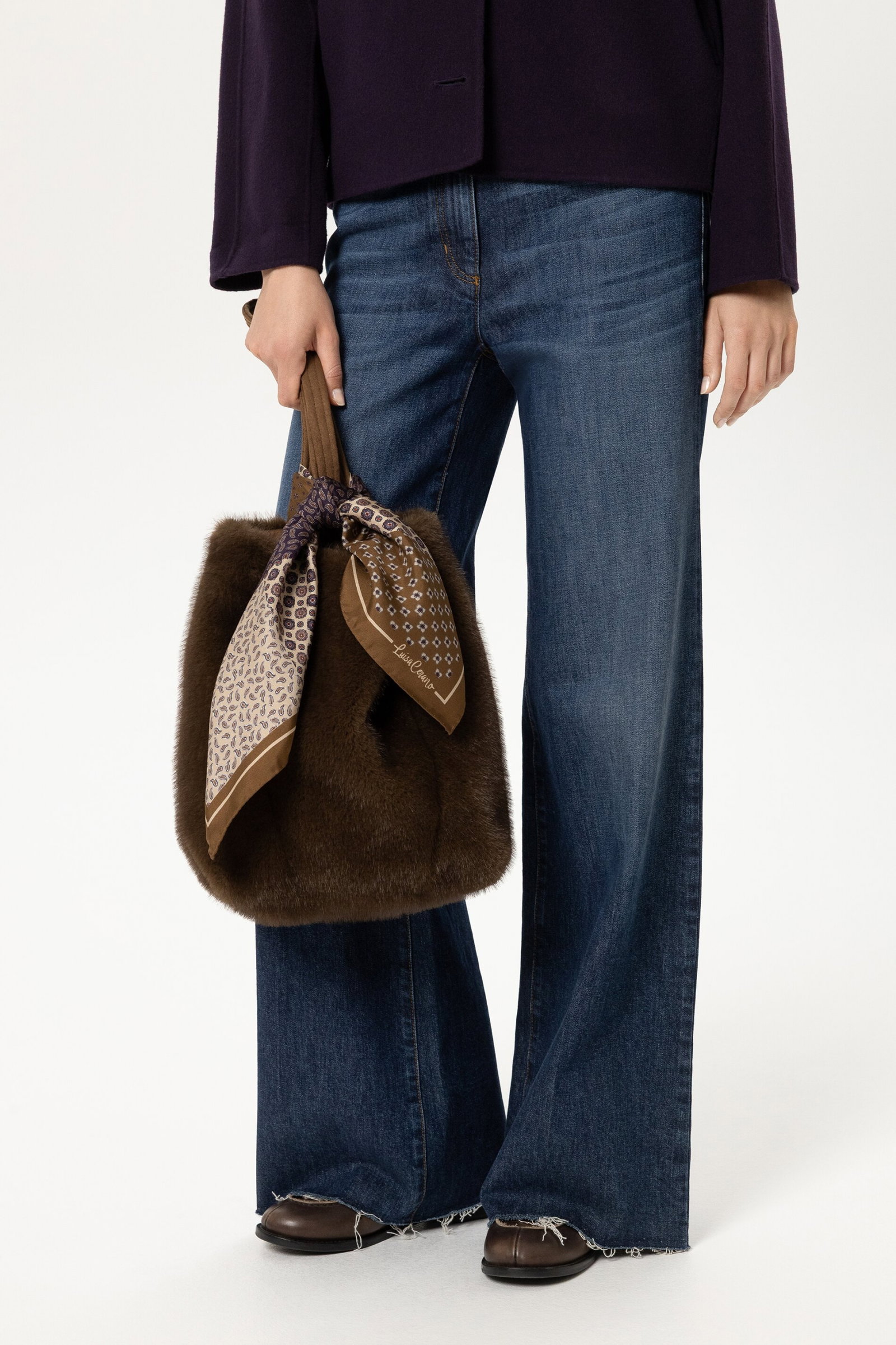 Seiden-Tuch mit Print, the ethnic print #2