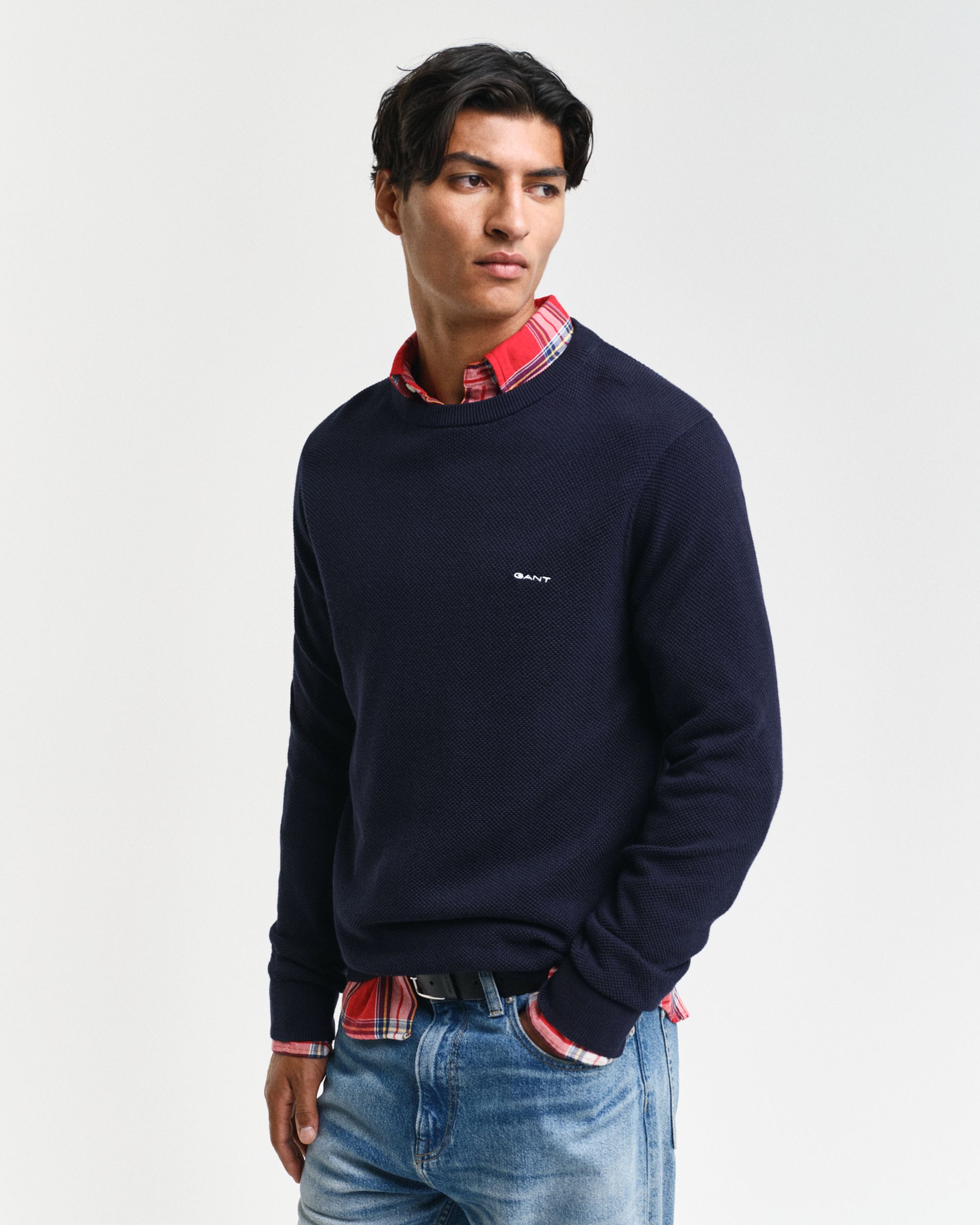 Gant |  Gant Pullover  | XL | dusty blue sea