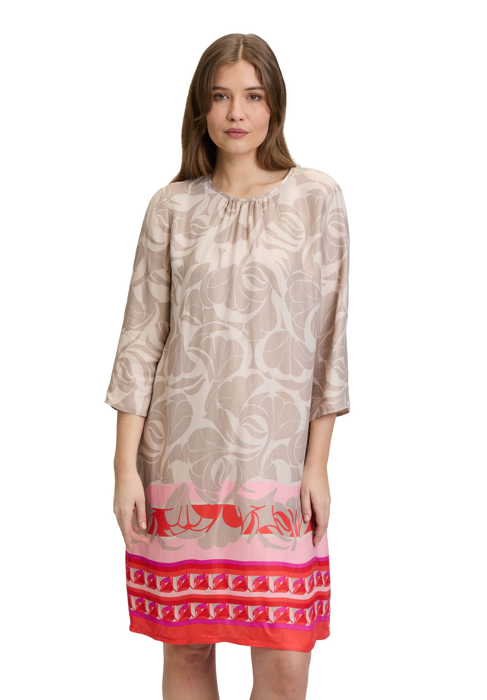 36c4469dcaa7a697a270cca0d90deeb7 Betty Barclay | Betty Barclay Freizeitkleid | 40 | taupe/rot