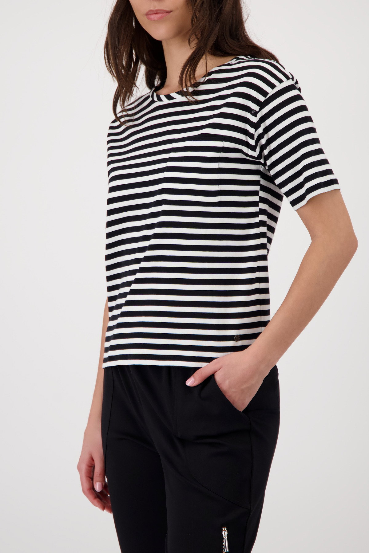 T-Shirt, schwarz gemustert #3