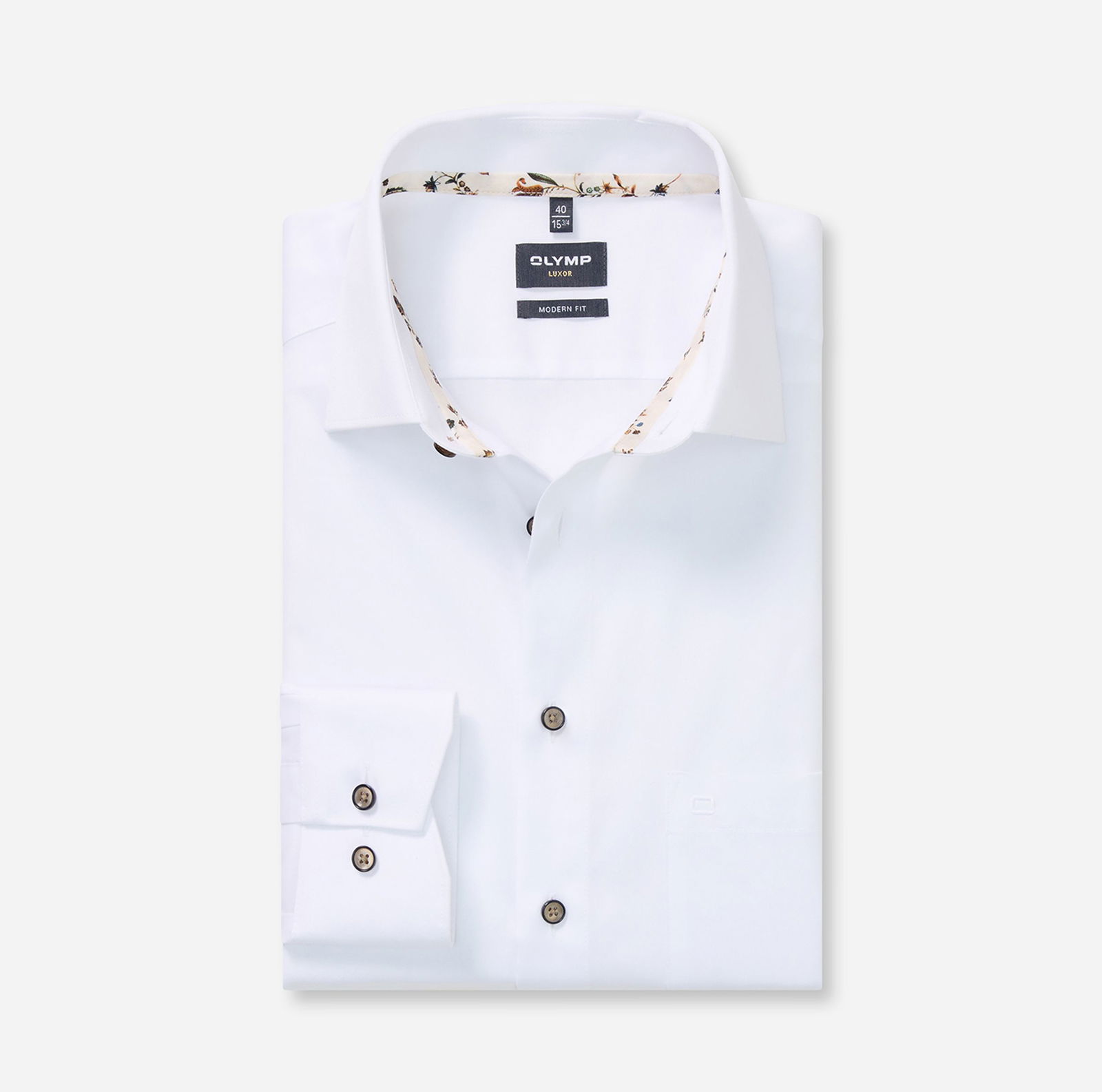 Olymp |  Olymp Hemd Modern Fit  | 40 | weiß