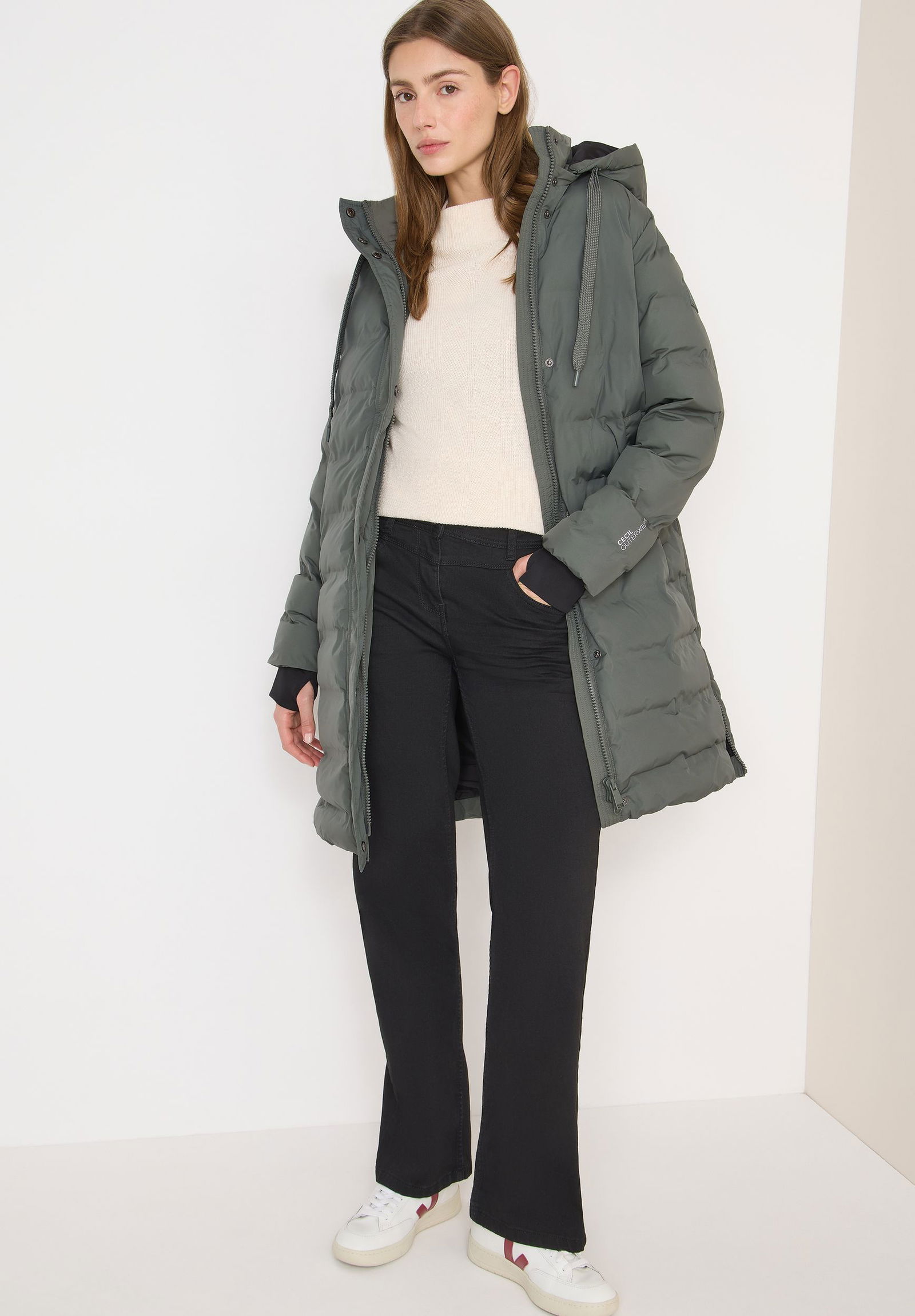 3720c0d0bb31f9668bba322e3c0821b1 CECIL |  CECIL Steppmantel  | S