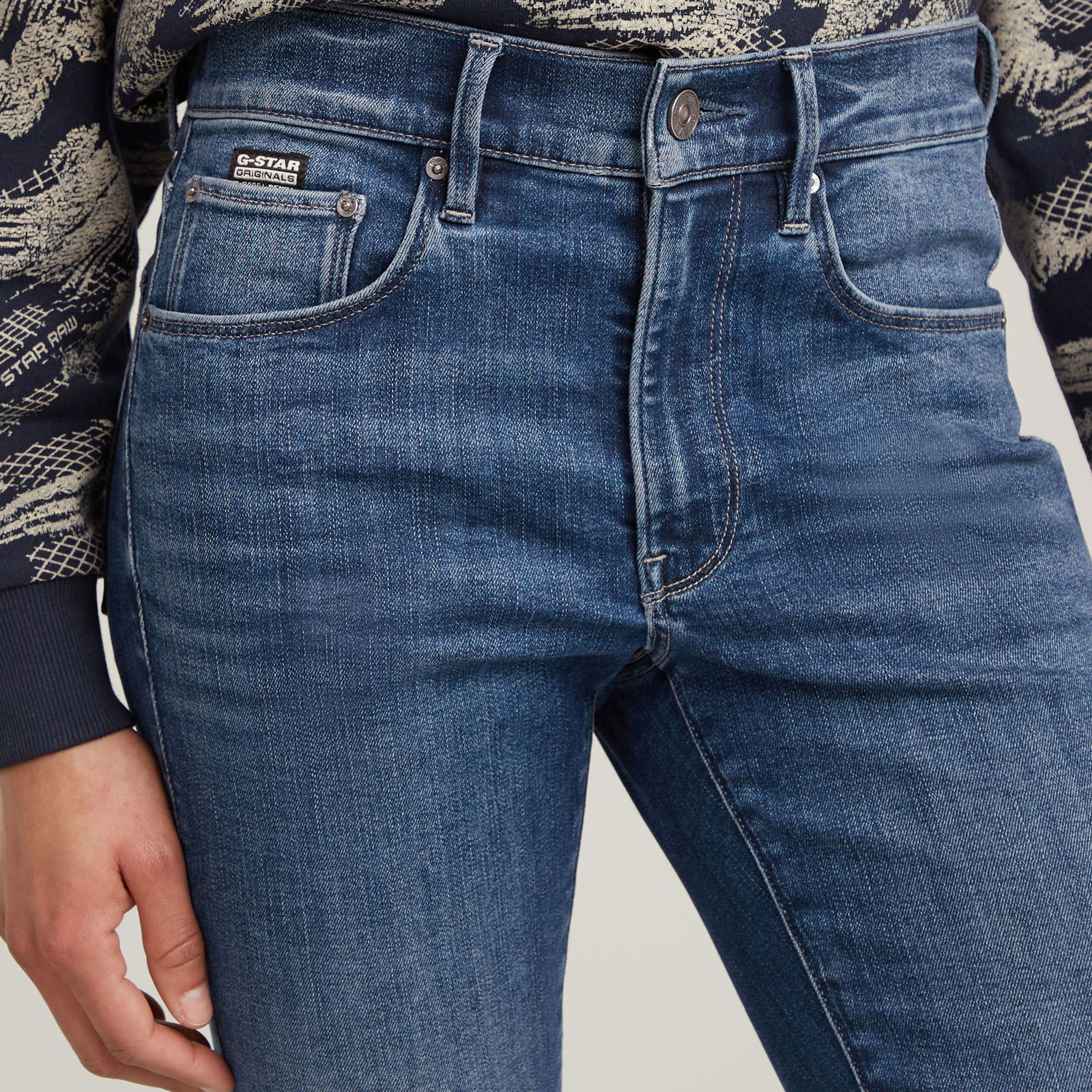 531deec49bd10d19f4426e028bce46f8 G-Star |  G-Star 3301 Skinny Jeans | 26/30 | medium aged