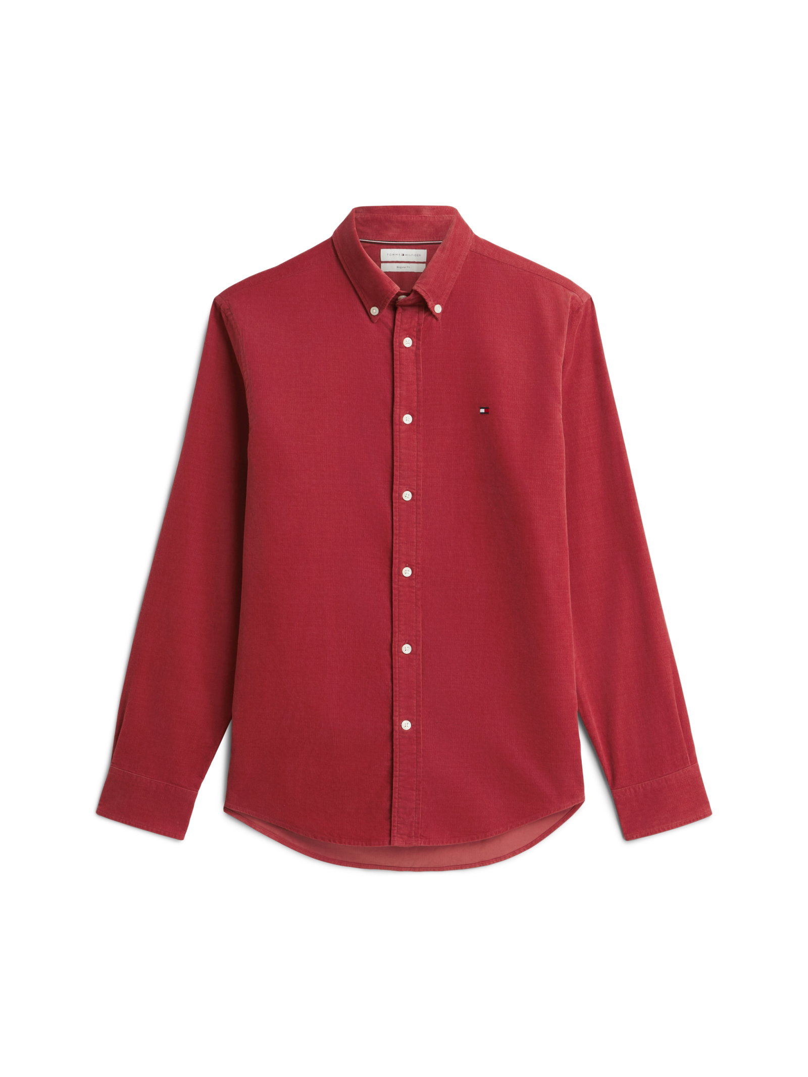 SOLID CORDUROY RF SHIRT, RED #1