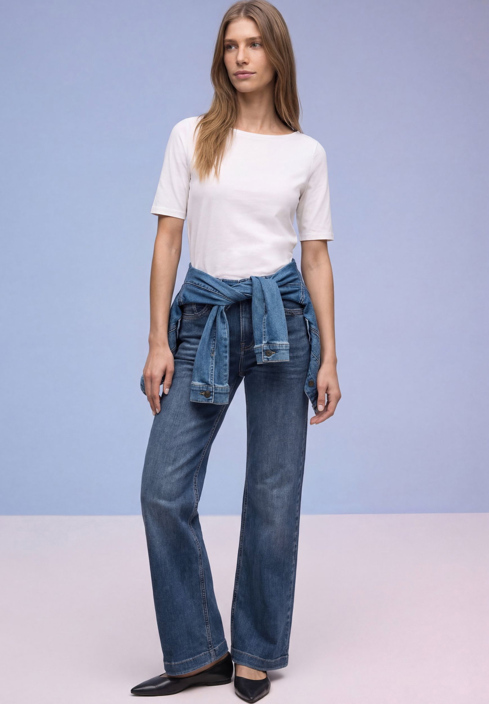 9a6386f67ceac90f5ad301d5bb96f20f Street One | Street One Skinny Jeans | 27/30 | mid blue soft washed
