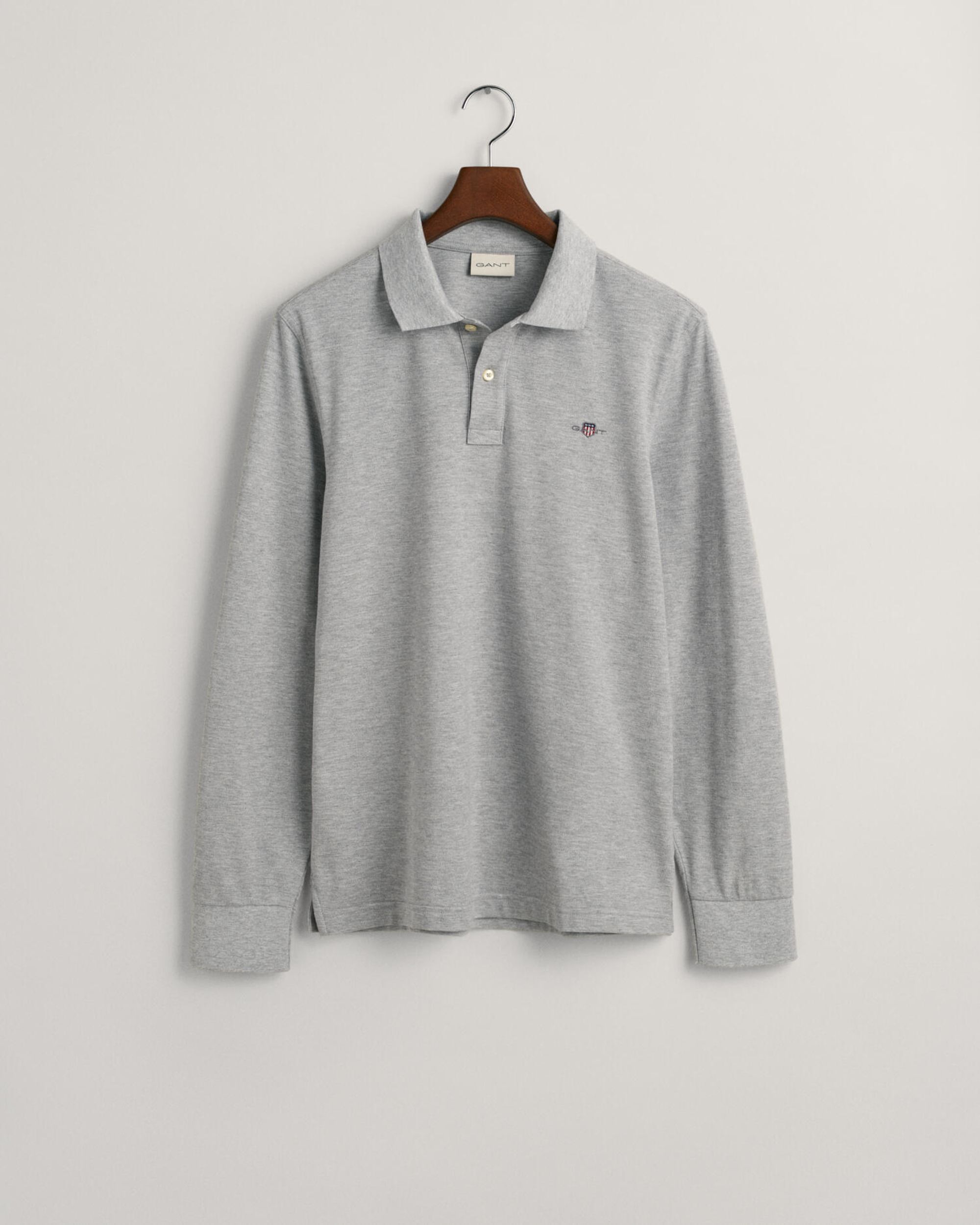 Gant |  Gant Longsleeve  | L | grey melange