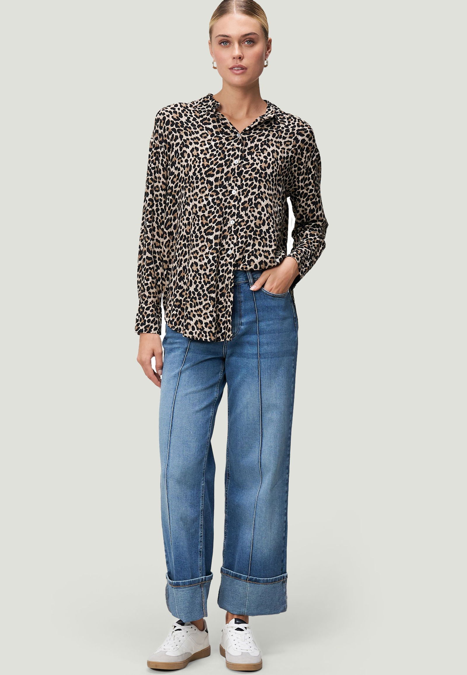  | zero Bluse, BeigeBlack | 44 | 1605_7898