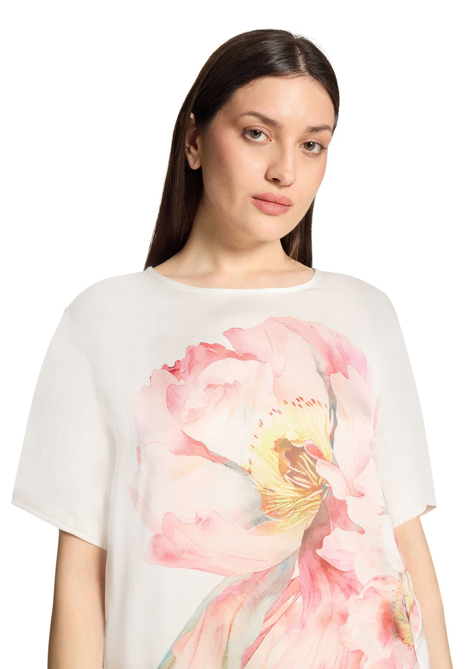 Betty Barclay |  Betty Barclay Druckbluse  | 38 | patch cream/rosé