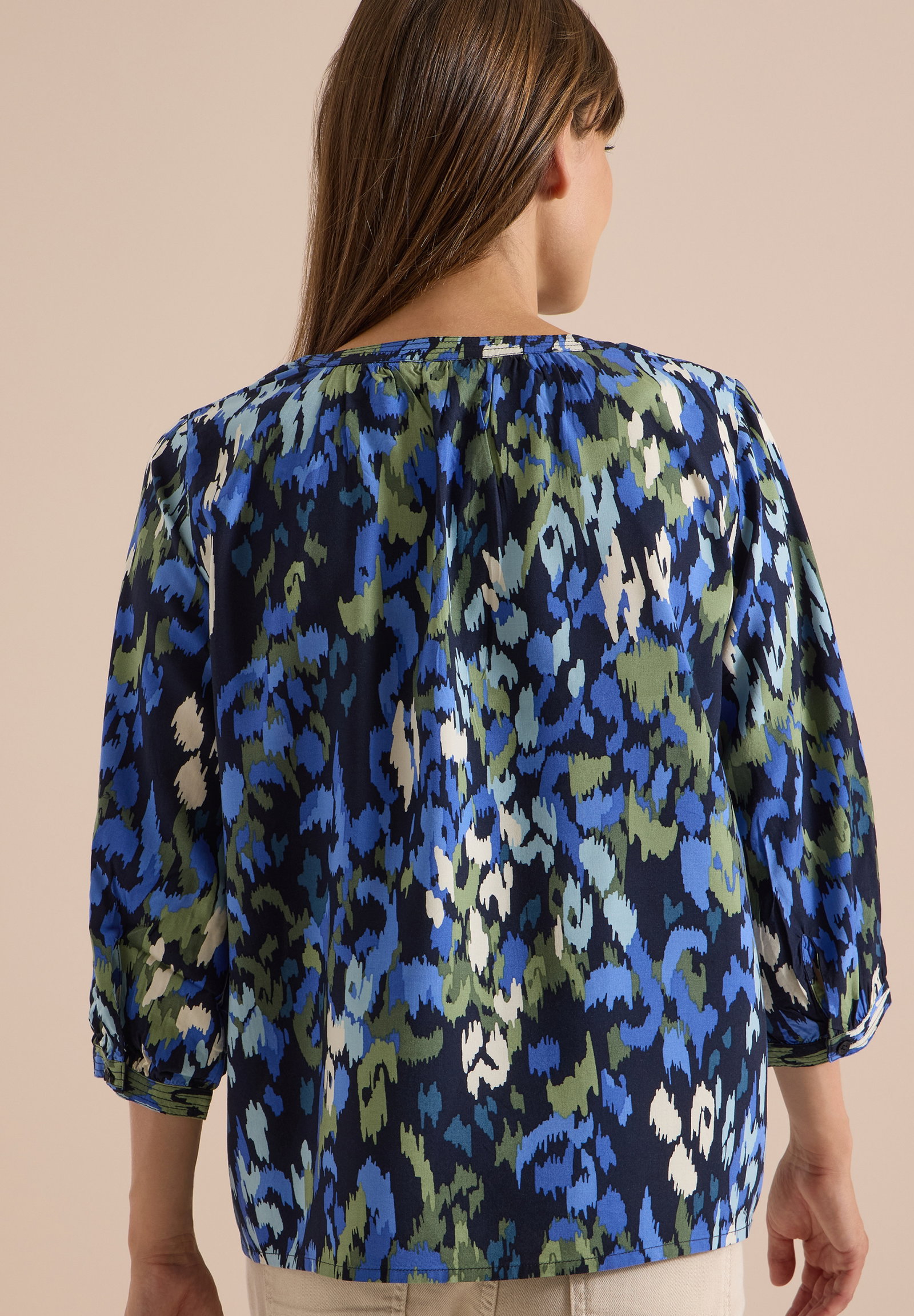 AOP Blouse, urban dark blue #4