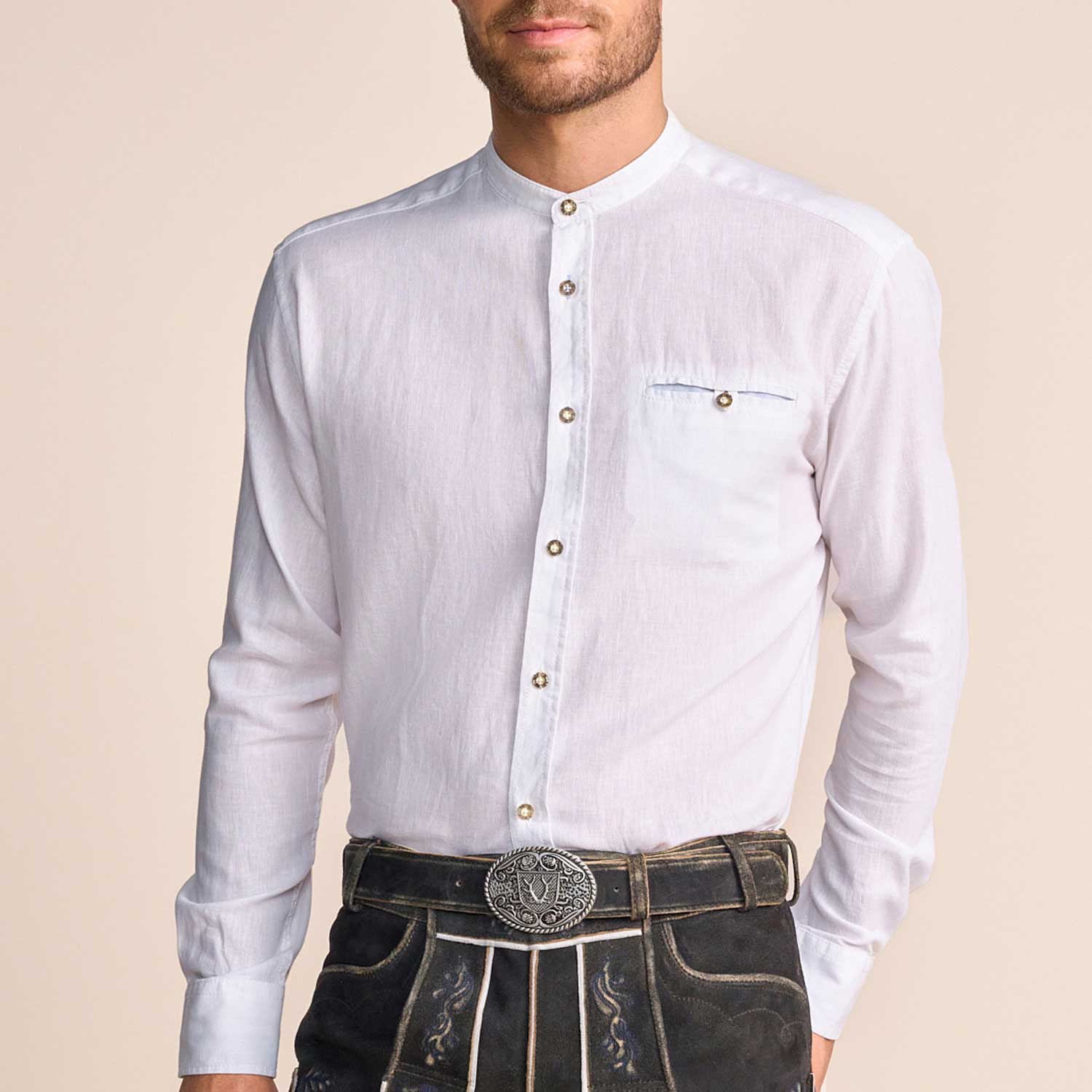 Trachtenmode-trachtenhemden-trachtenhemdenherren-modehausheinze-modehaus-heinze-frankenberg Trachtenhemd von der Marke Krüger