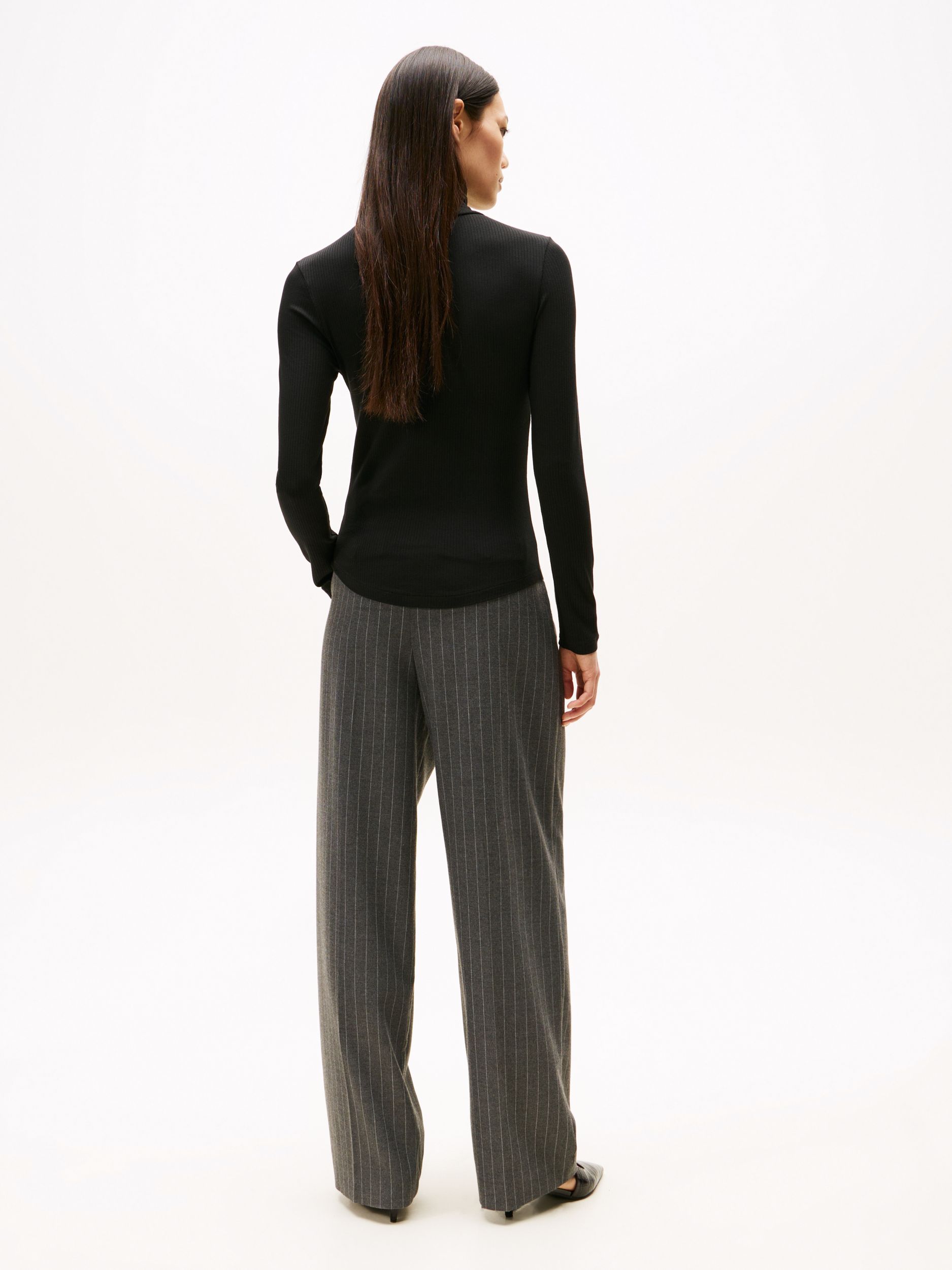 Tommy Hilfiger |  Tommy Hilfiger Slim Rollkragenpullover | XL/R | black