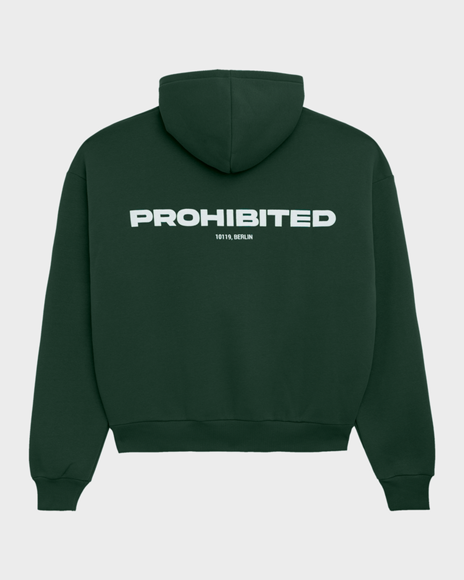 Prohibited |  Prohibited Zip Hoodie | M | green