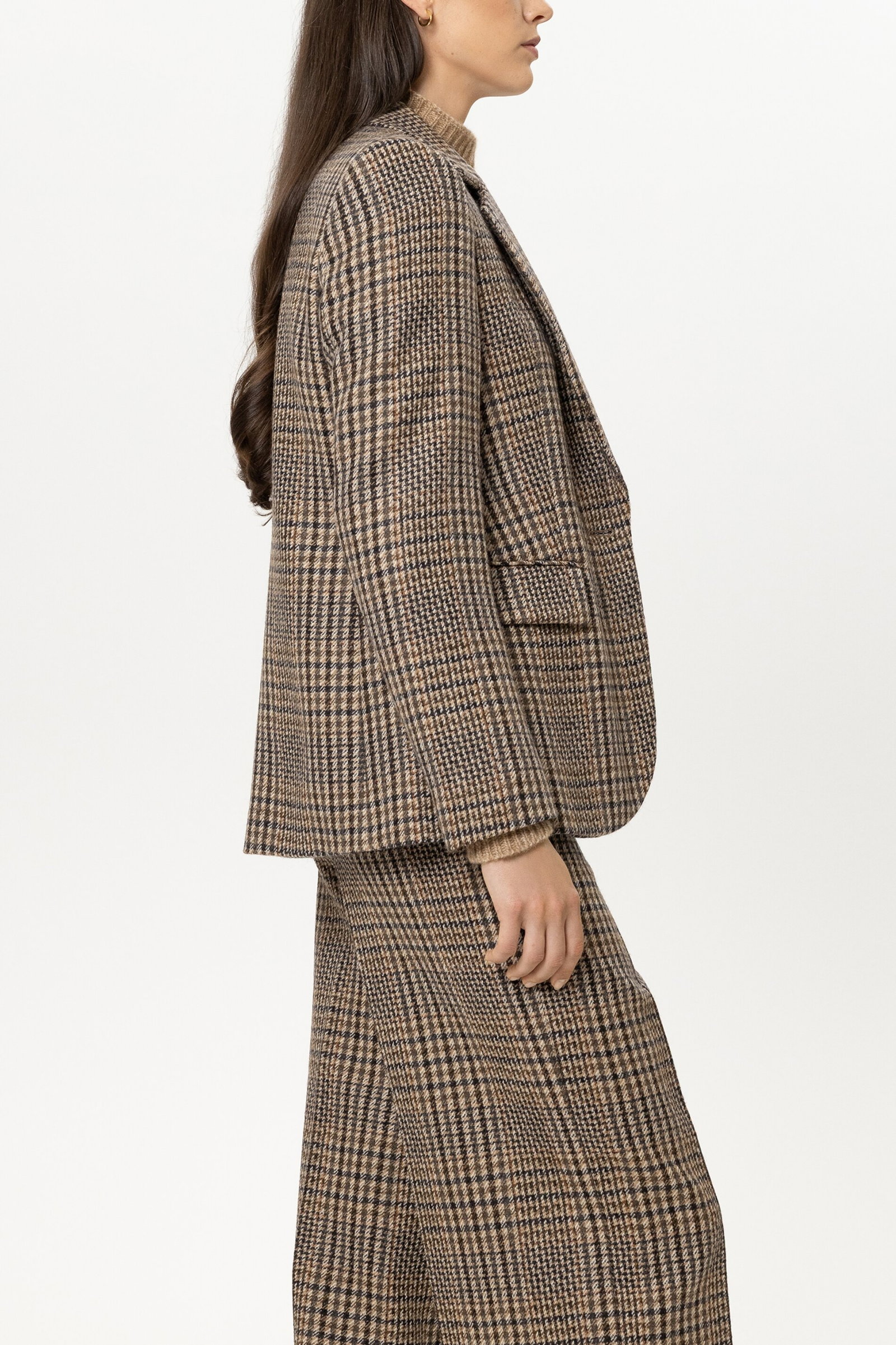 Karo-Blazer, the macro brushed check #3