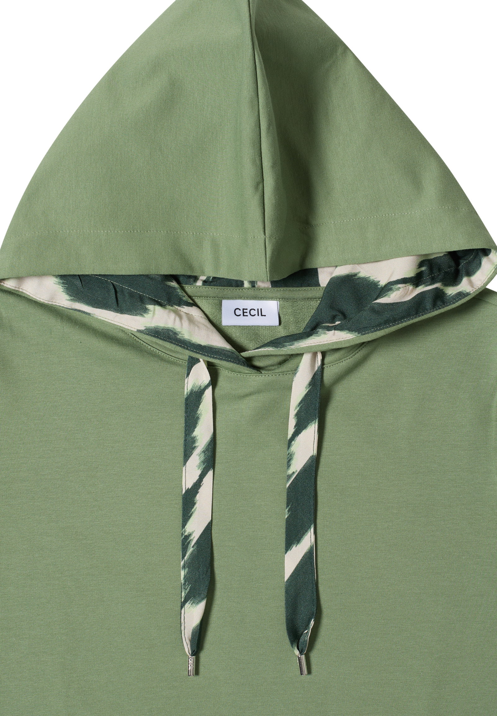 AOP Mix Hoody Shirt, deep matcha green #2
