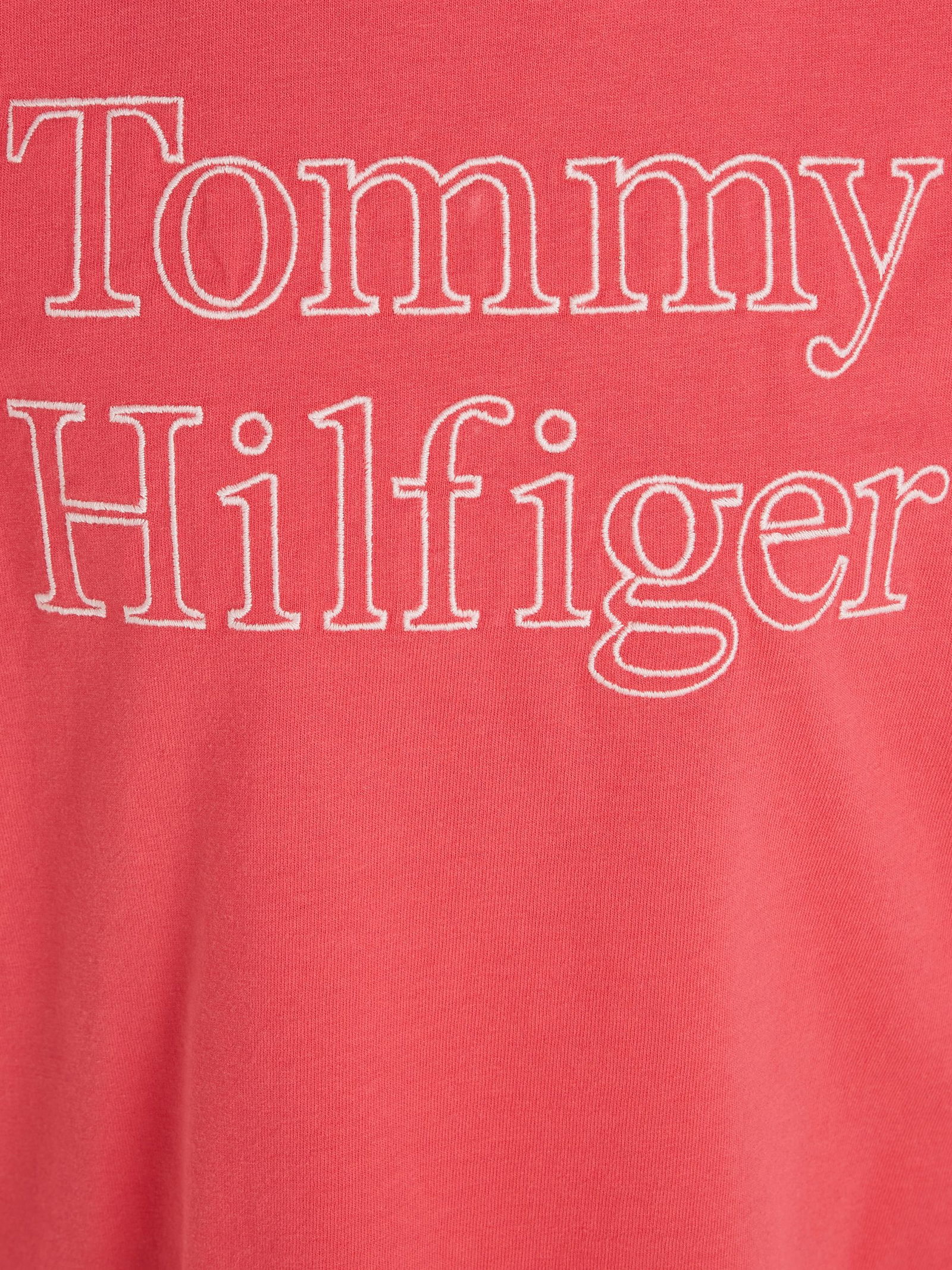 Tommy Hilfiger |  TOMMY HILFIGER STITCH TEE S/S | 14 | laser pink