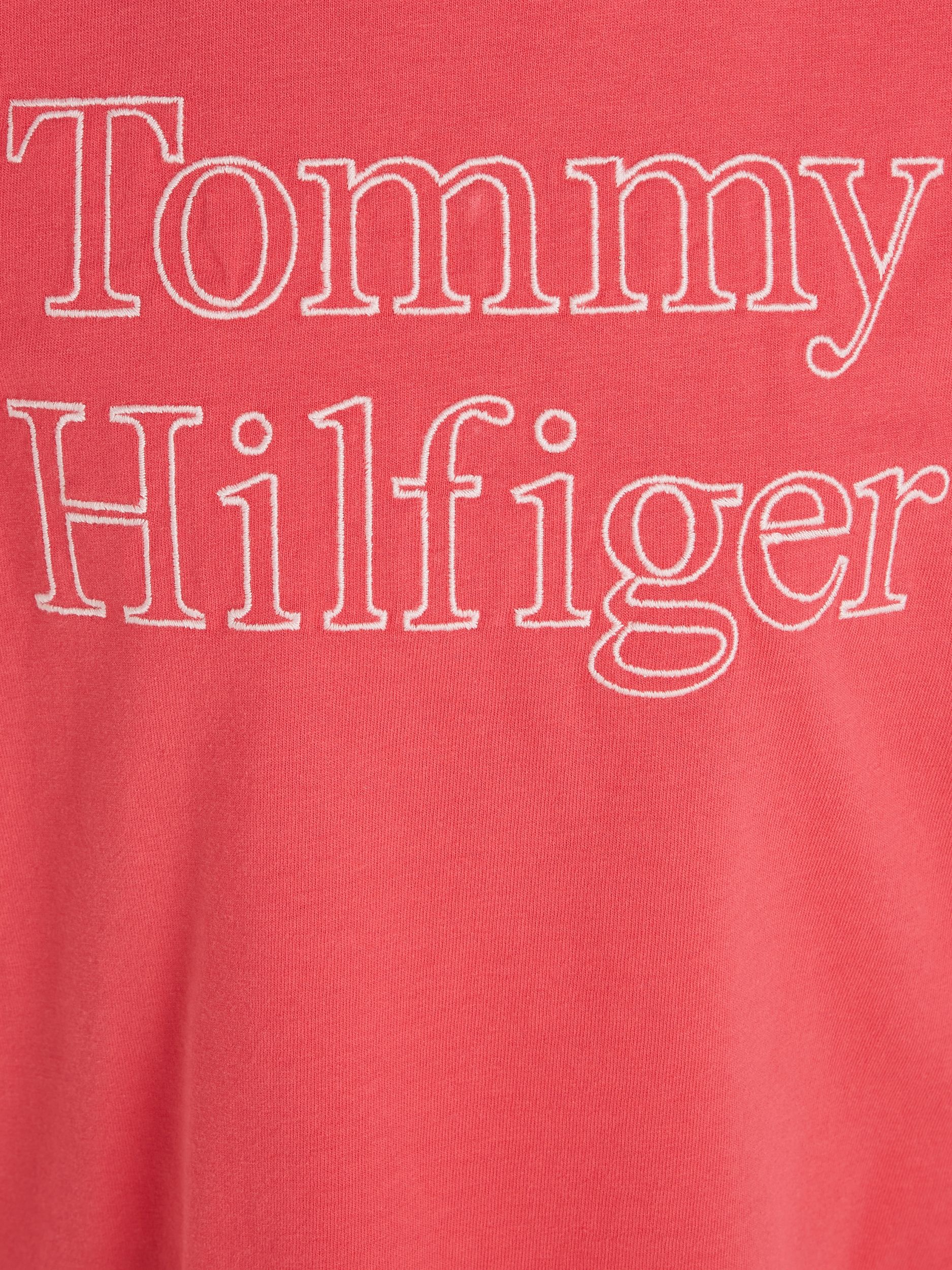 Tommy Hilfiger |  TOMMY HILFIGER STITCH TEE S/S | 14 | laser pink