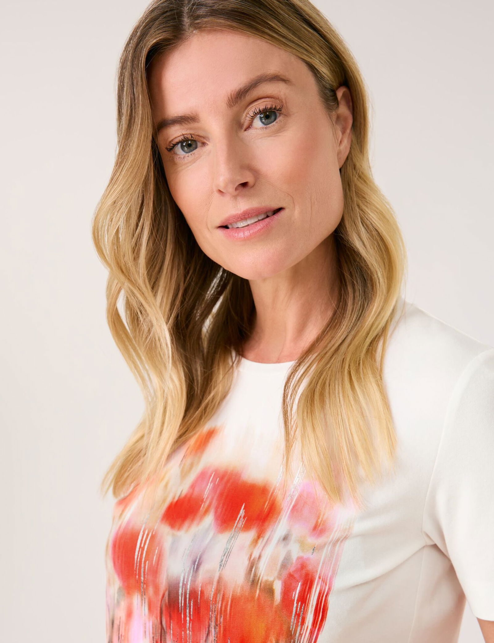 GERRY WEBER Collection | T-Shirt mit abstraktem Frontprint | 48