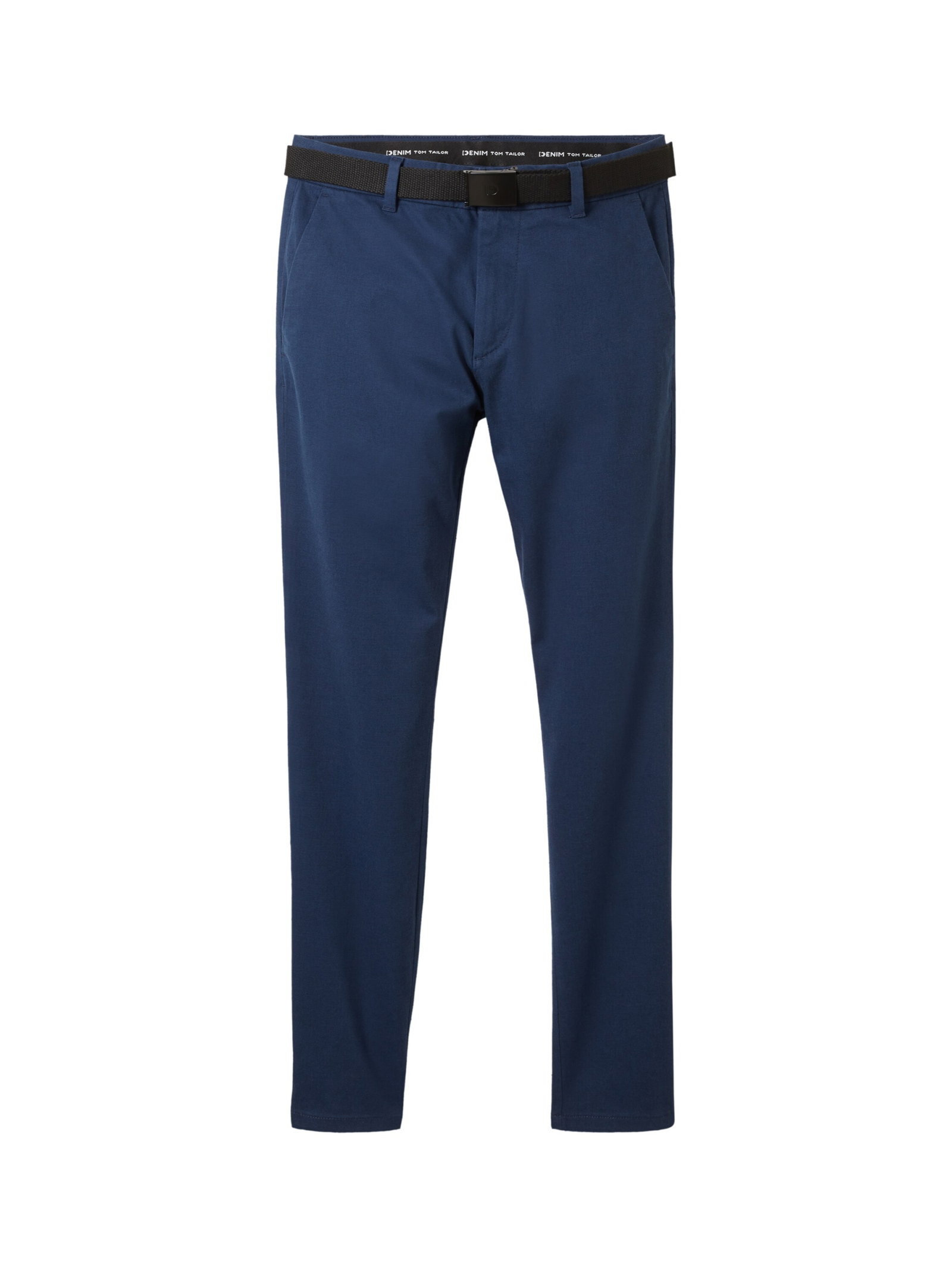 slim chino with belt, navy mini houndstooth #1