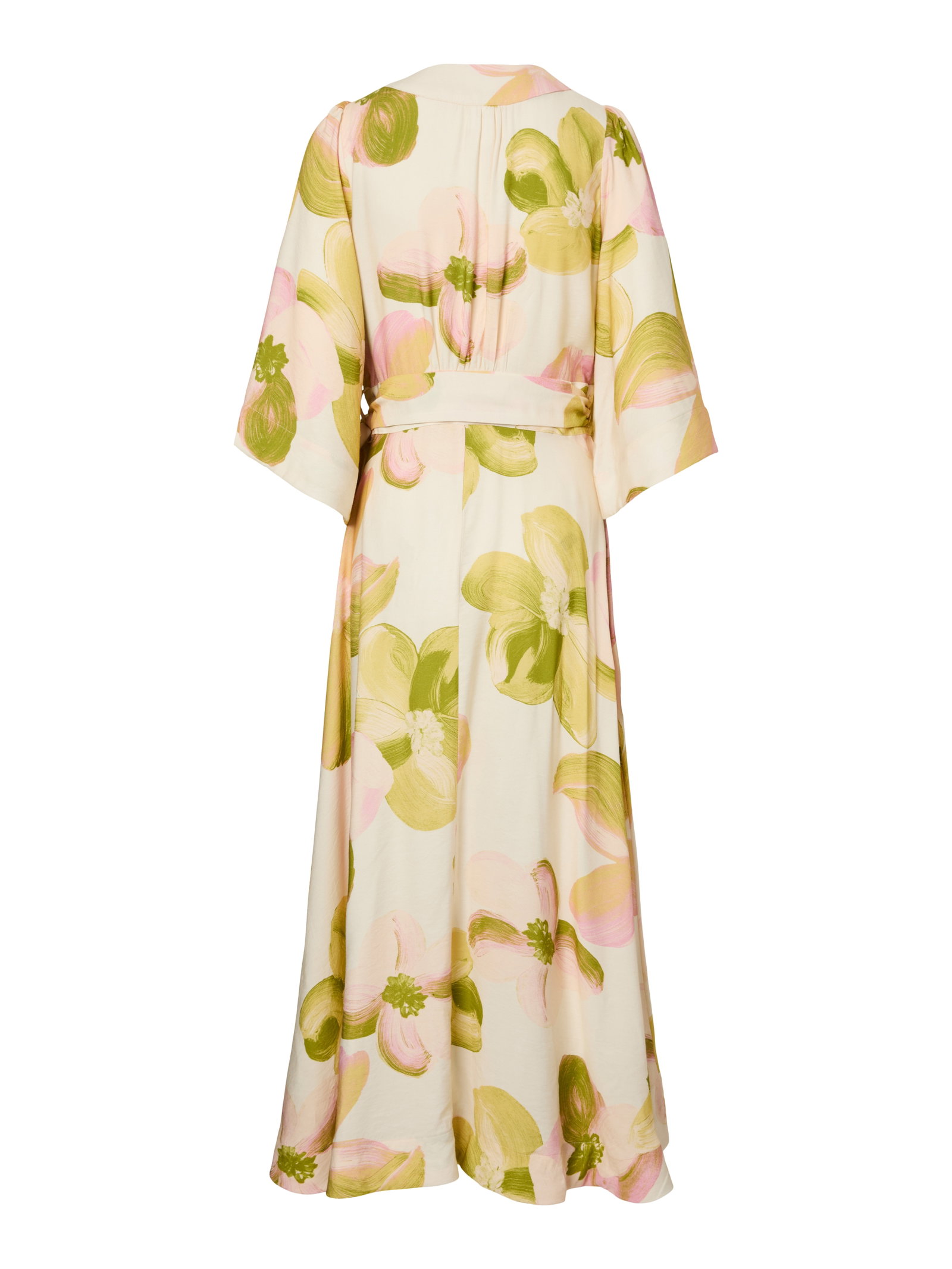 YASMARGA 3/4 WRAP LONG DRESS S. NOO, Pristine/MARGA AOP #2