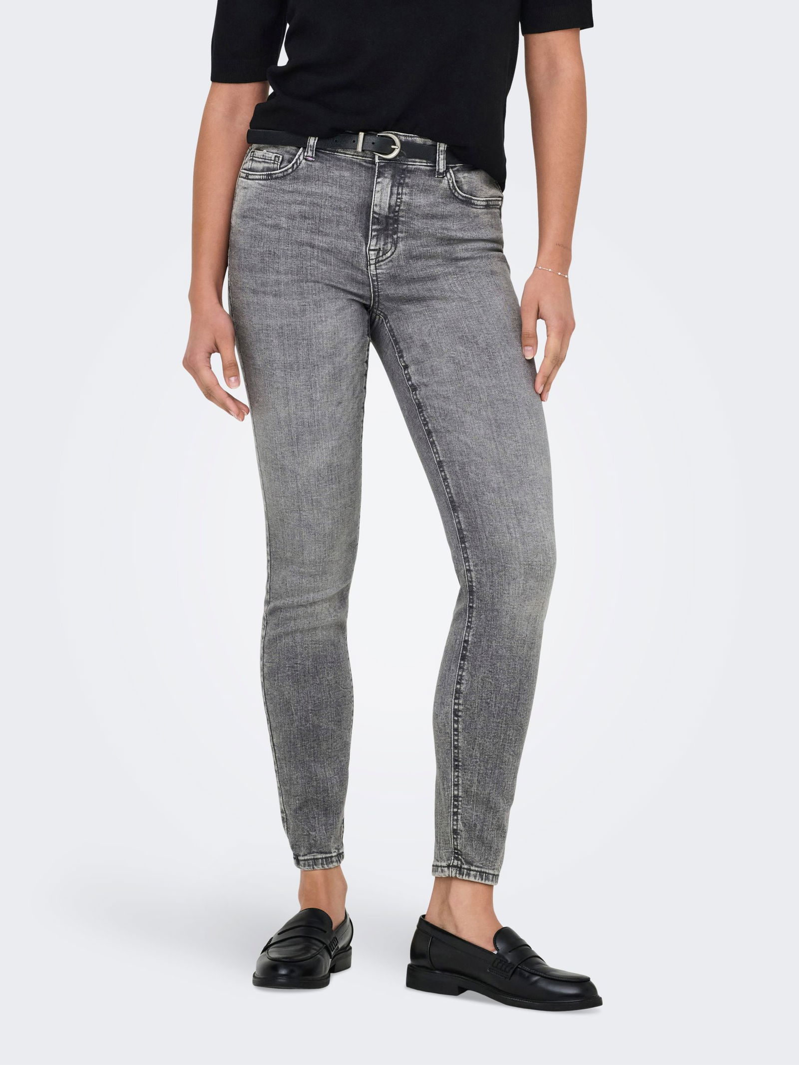 JDY |  JDY Skinny Jeans  | M/32 | light grey denim