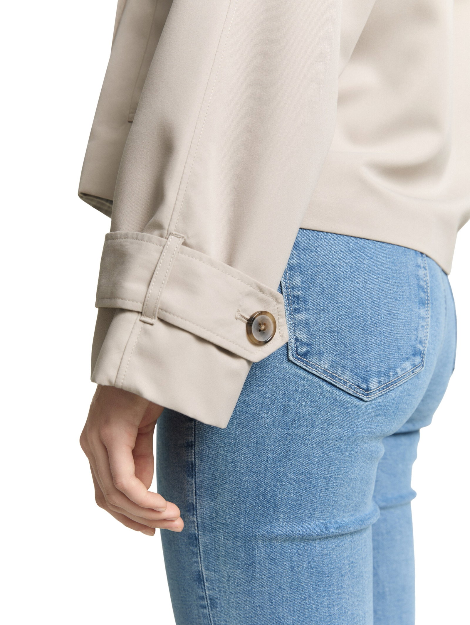 short trenchcoat, cloud grey #6