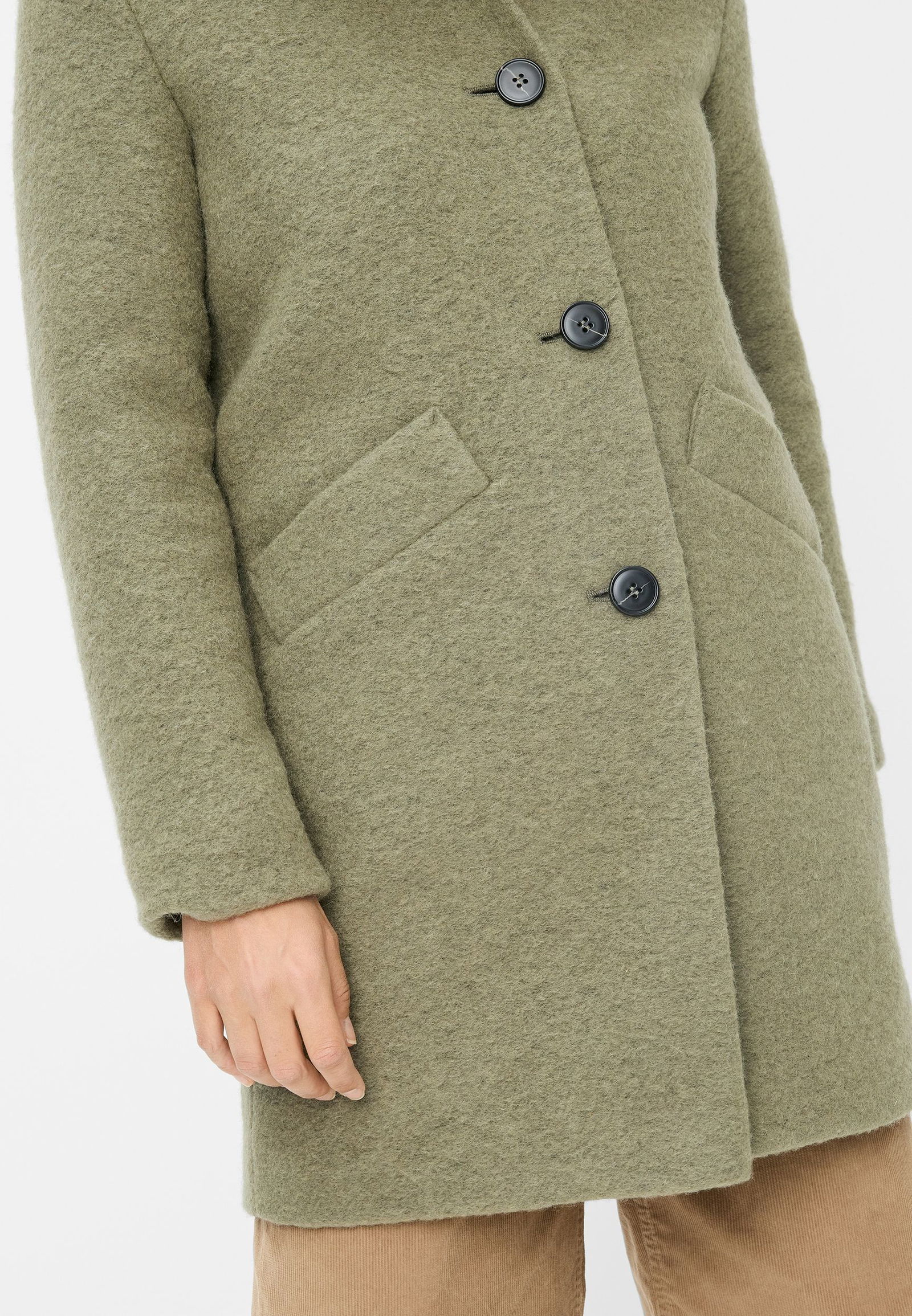 Fuchs & Schmitt |  Fuchs & Schmitt Strickkurzmantel | 48 | apfel