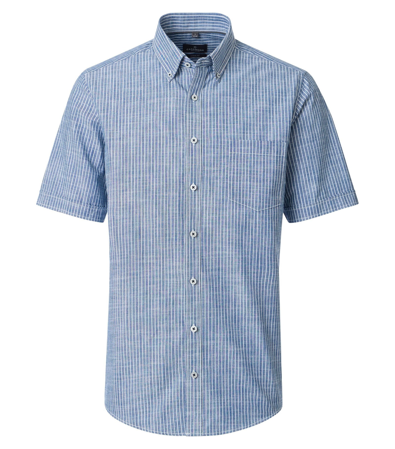 Casa Moda |  Casa Moda Hemd Regular Fit  | M | blau