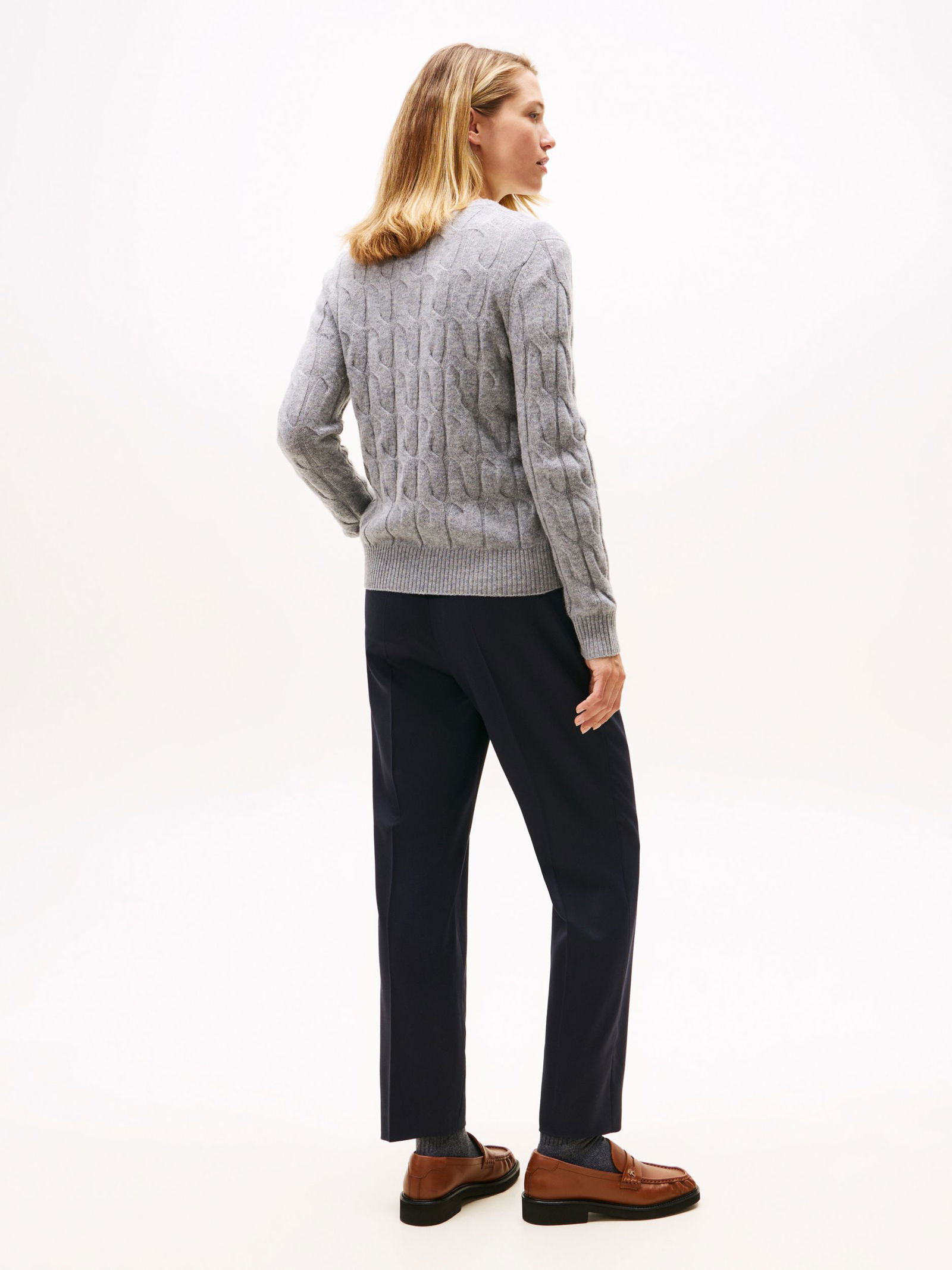 Tommy Hilfiger | Tommy Hilfiger Soft Strickpullover | XXL | mid grey heather