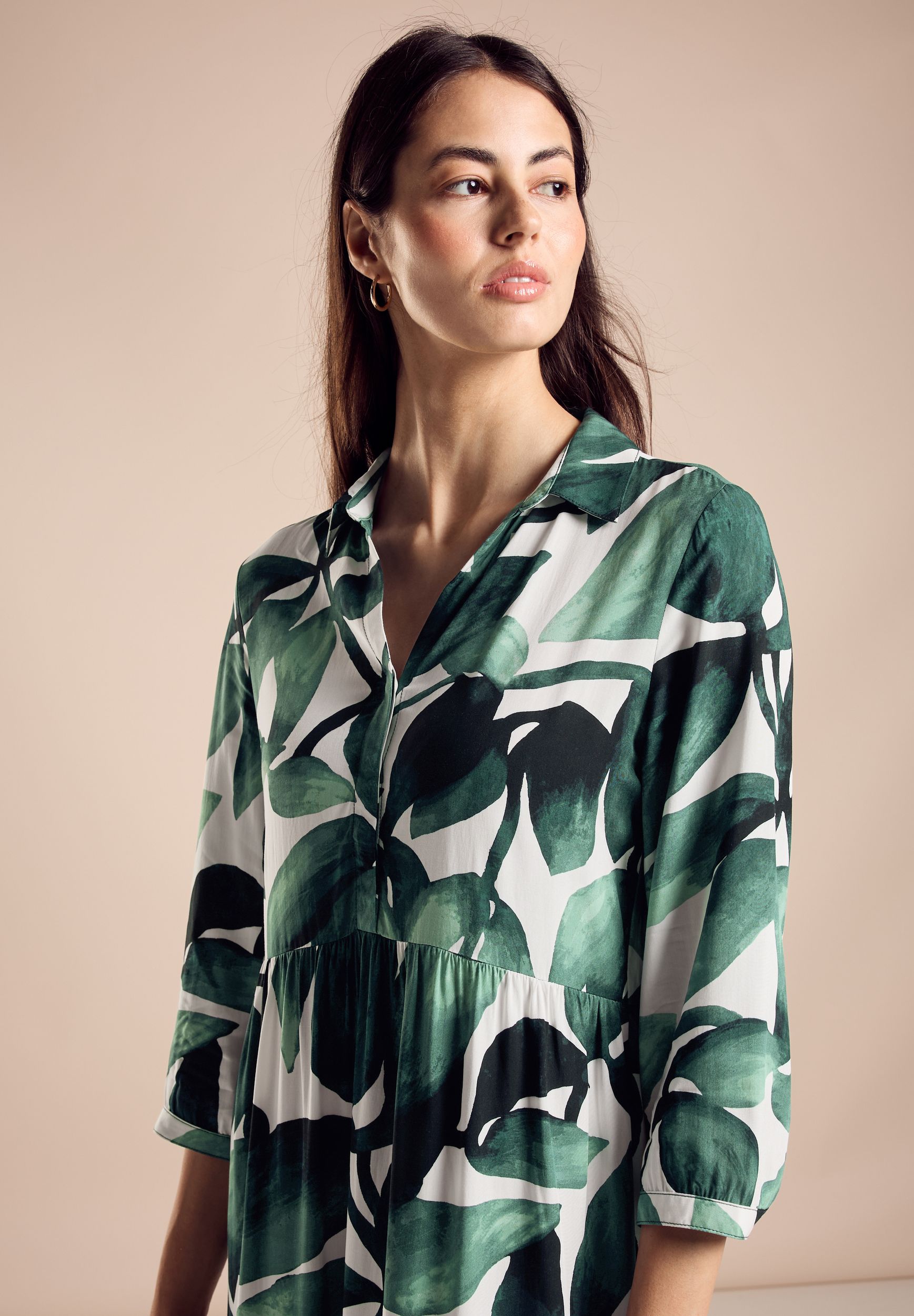 Street One |  Street One Freizeitkleid  | 36 | cool vintage green