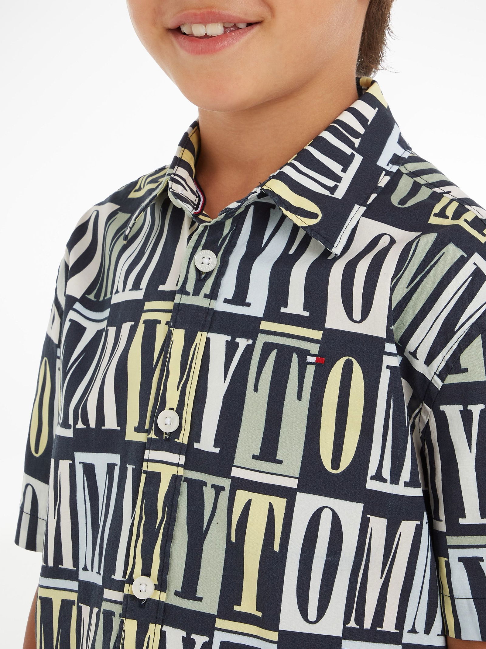 TOMMY AOP SHIRT S/S