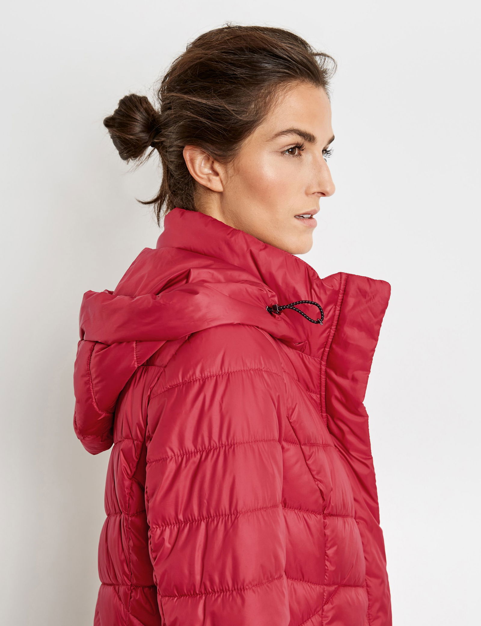 Mantel mit Zick-Zack Stepp