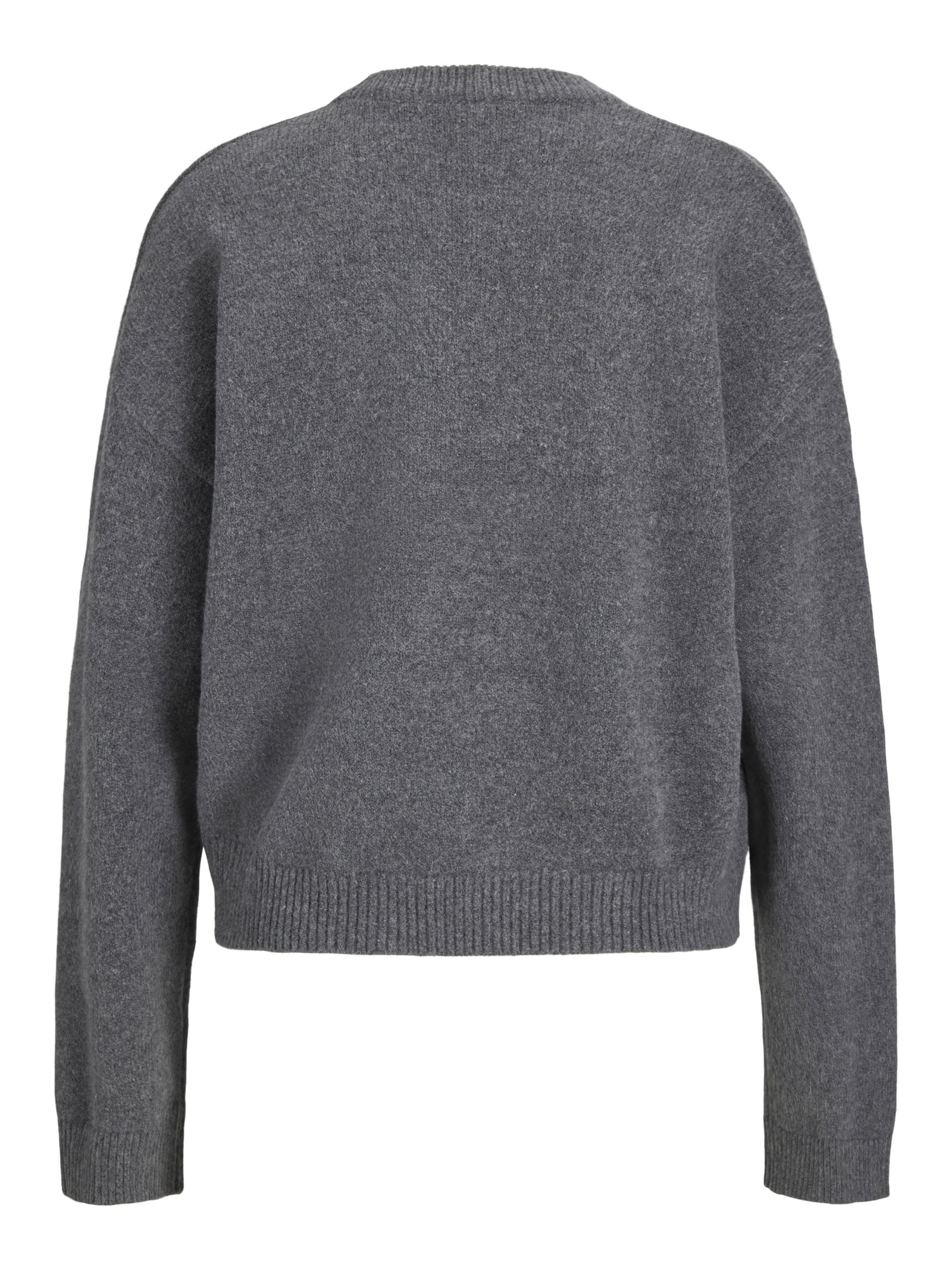 JXNORREBRO CREW NECK KNIT, Dark Grey Melange #2