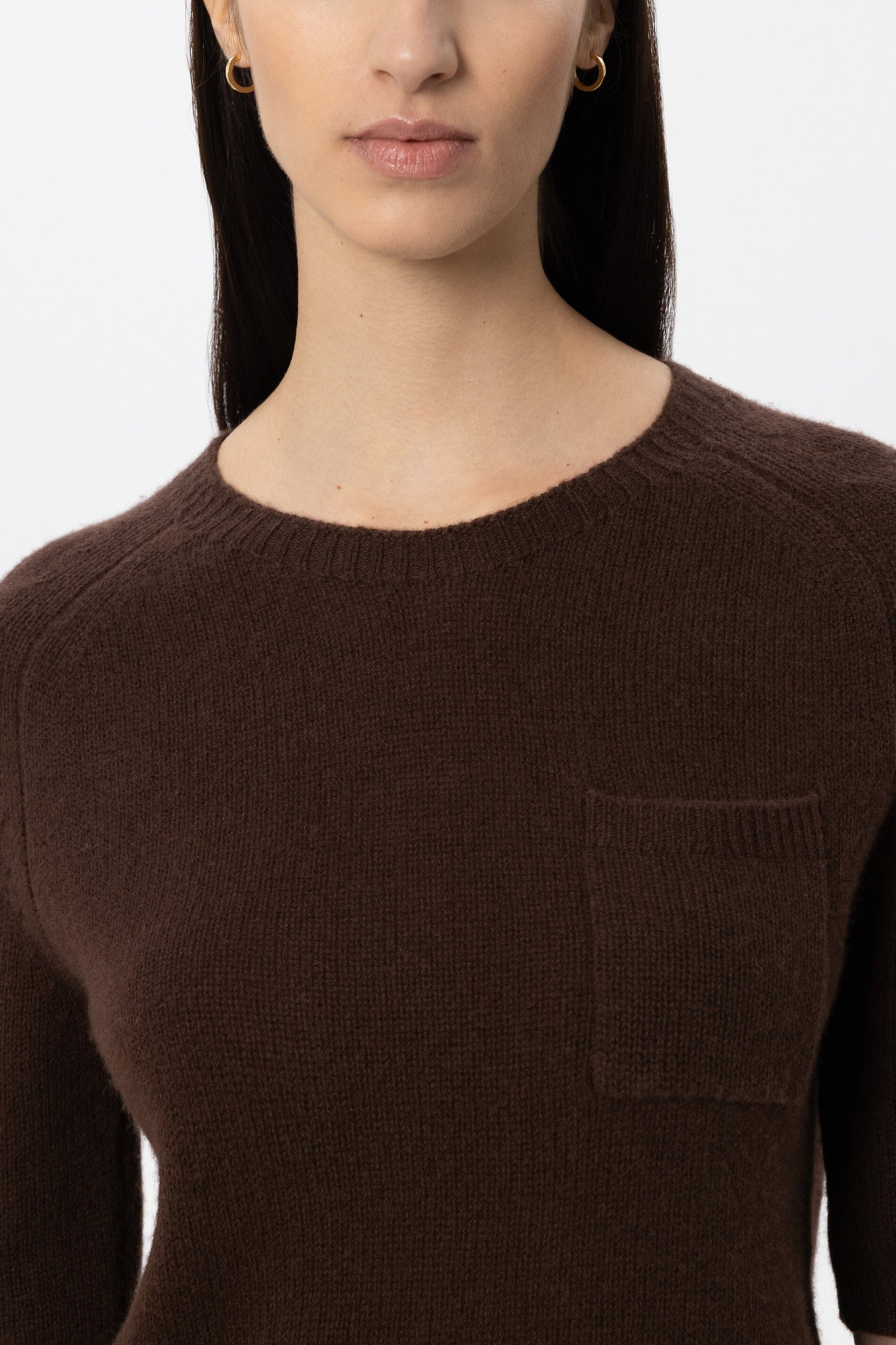 Luisa Cerano Pullover aus Kaschmir-Mix marone #5