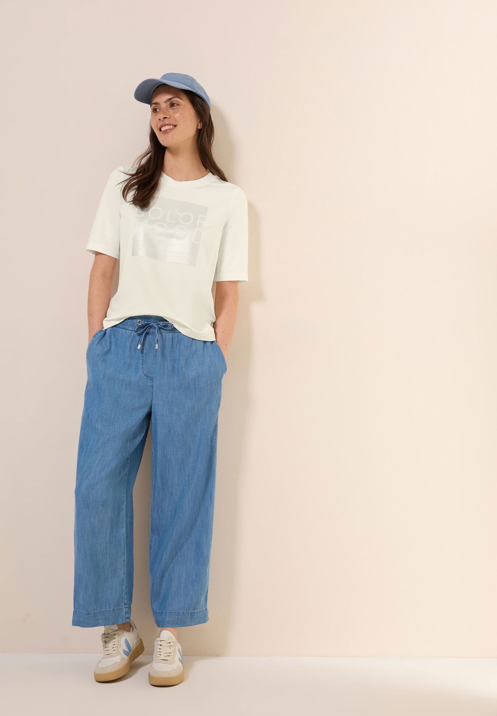 CECIL | CECIL Shirt | S | vanilla white