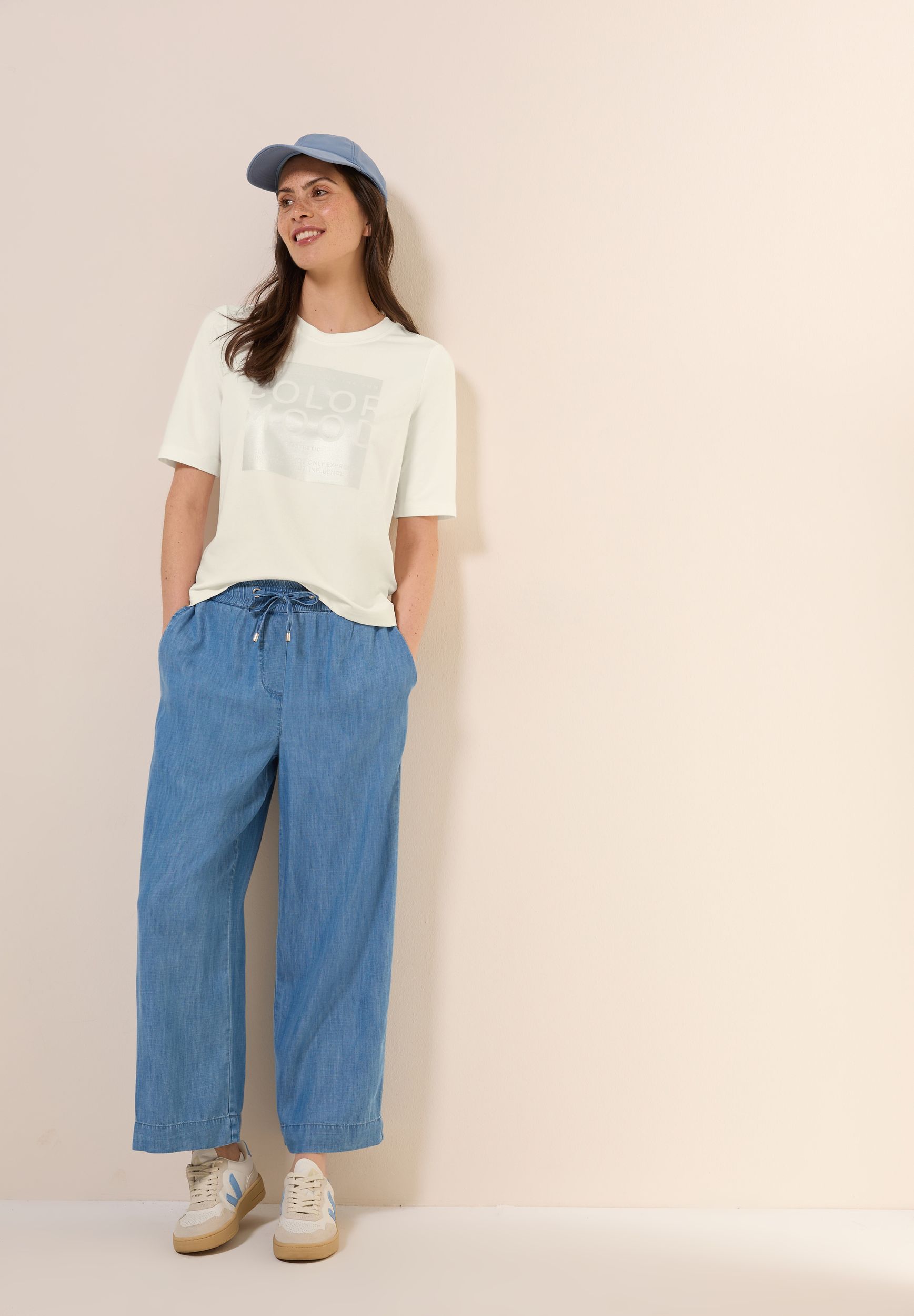 CECIL |  CECIL Shirt  | S | vanilla white