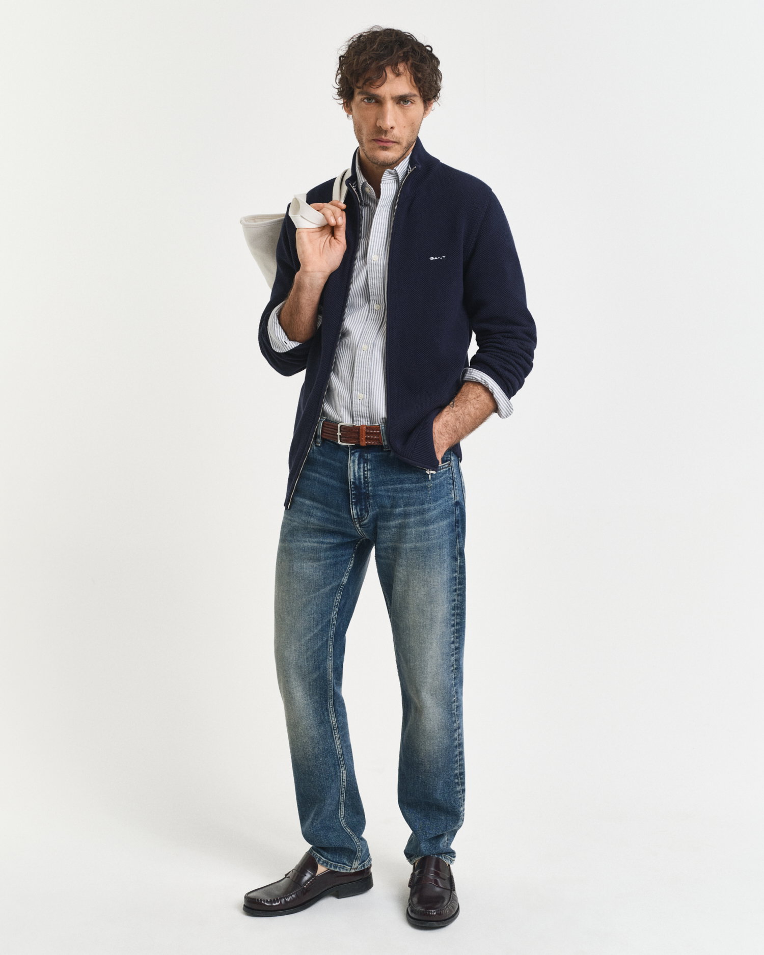 Gant Strickjacke aus Baumwoll-Piqué #5