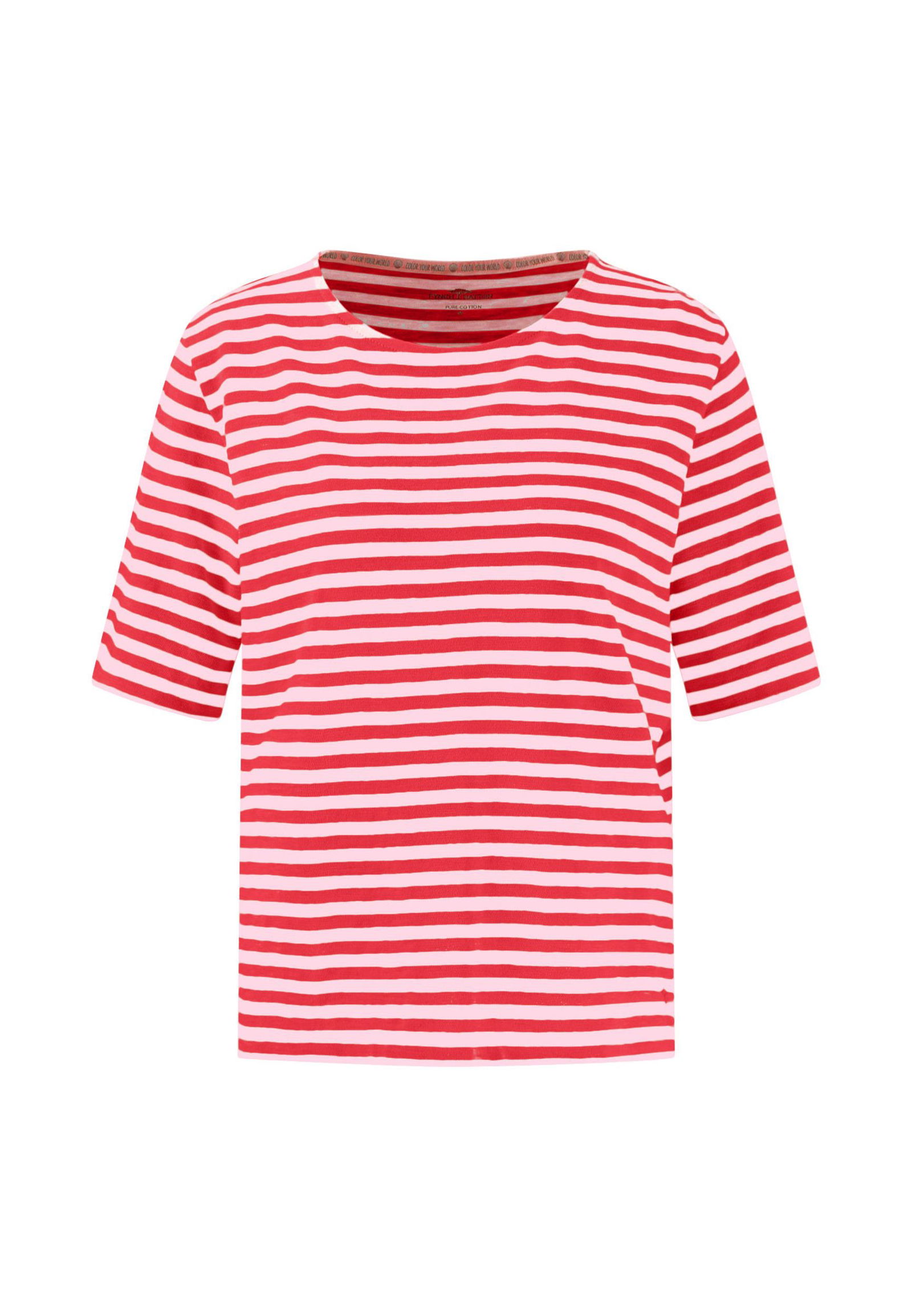 Fynch Hatton |  T-SHIRT STRIPE SLUB STRUCTURE | L | 2486_425
