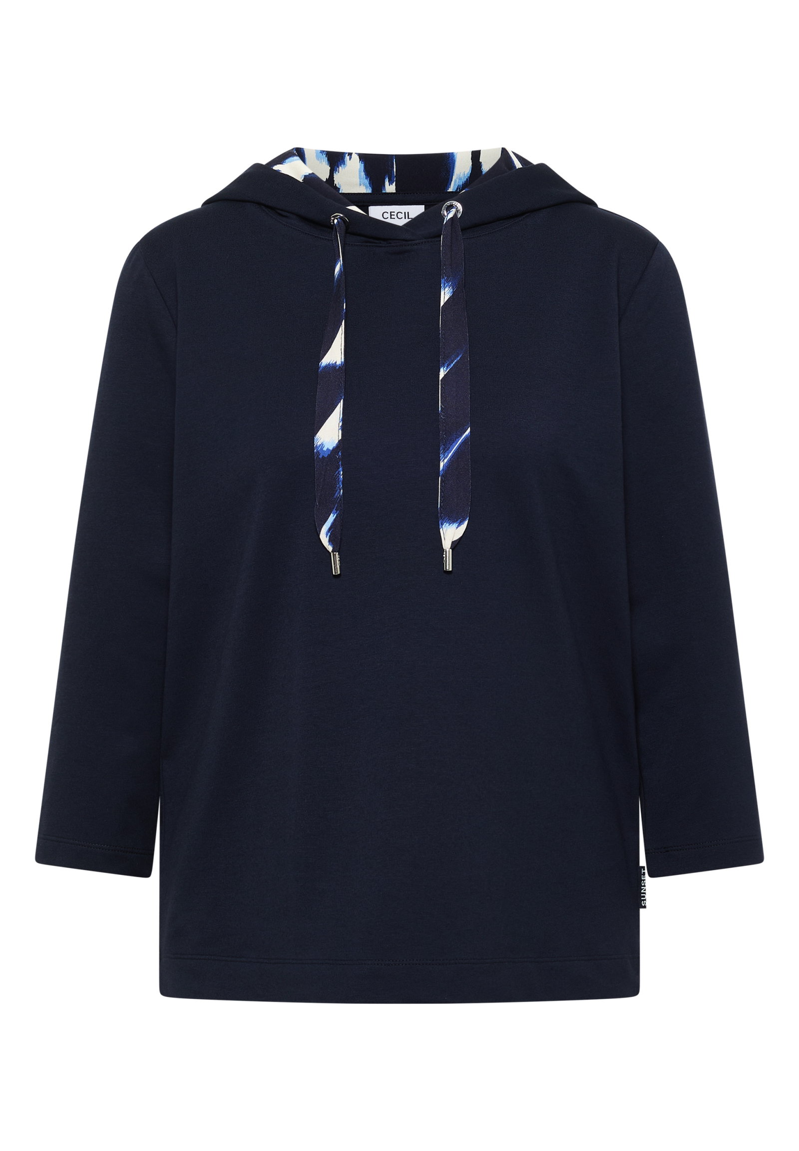 AOP Mix Hoody Shirt, urban dark blue #1