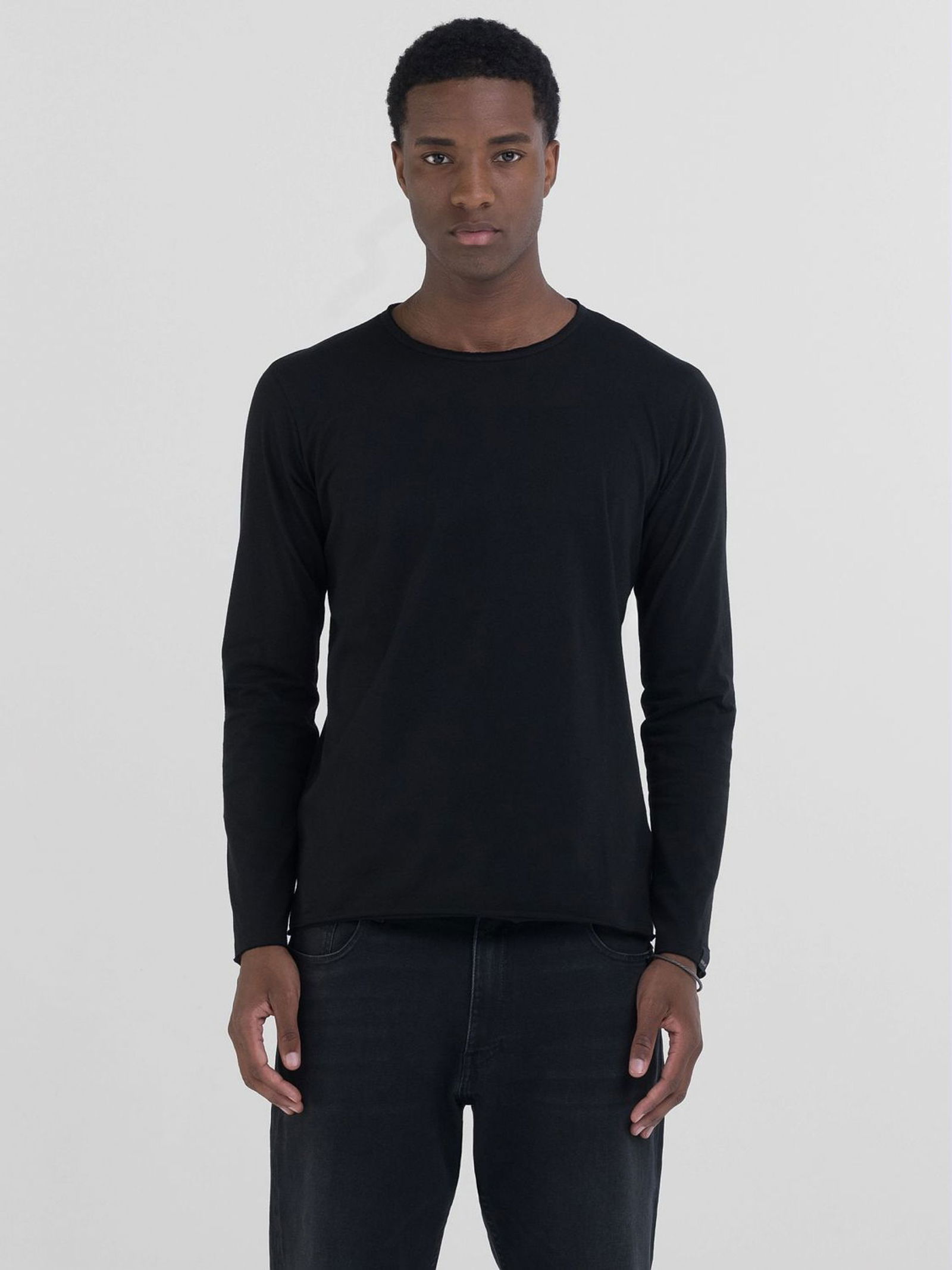 Replay | Replay Longsleeve | M | black
