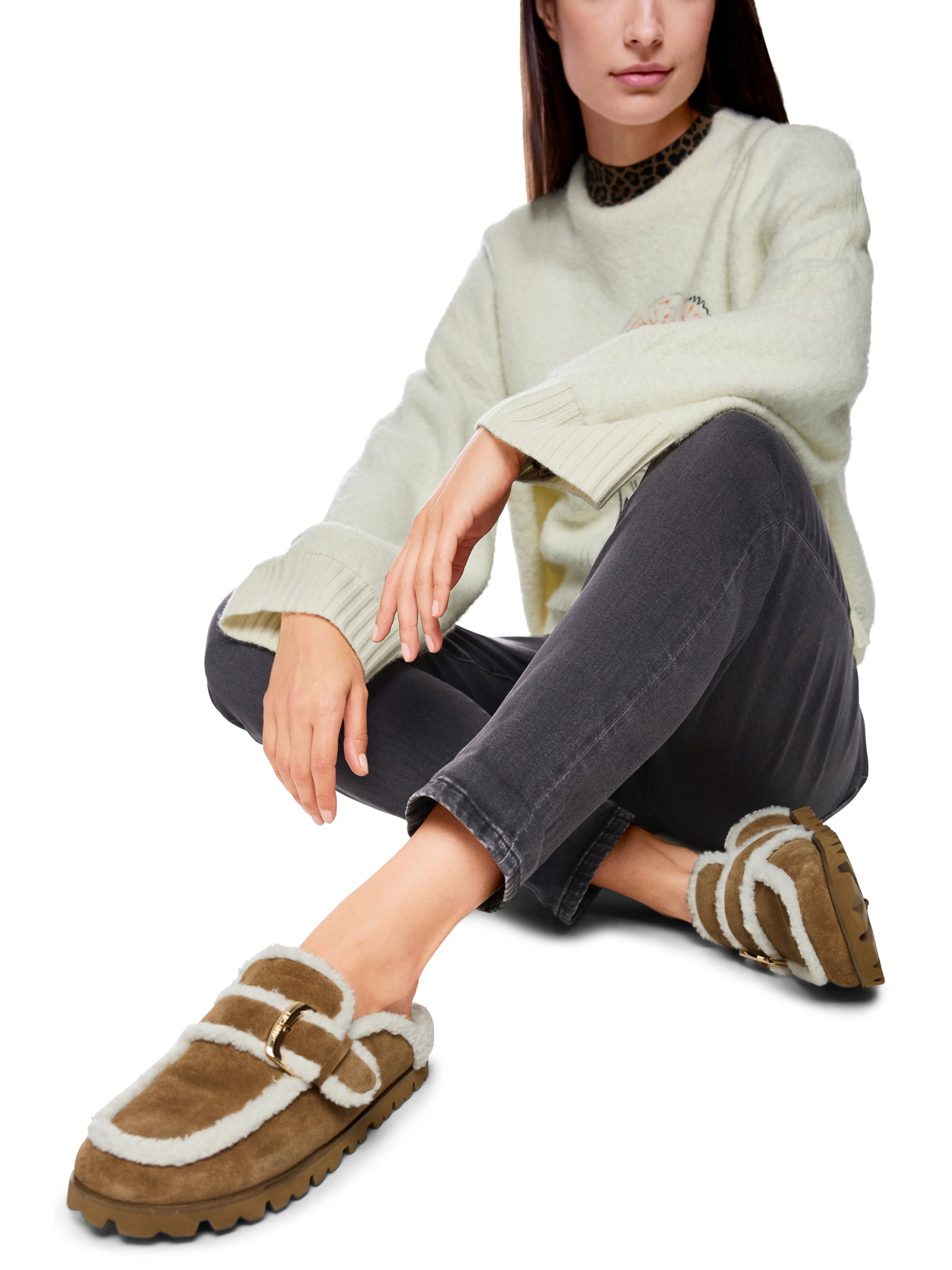 Marc Cain Sports Karo-Jeans RIAD "Rethink Together" #7