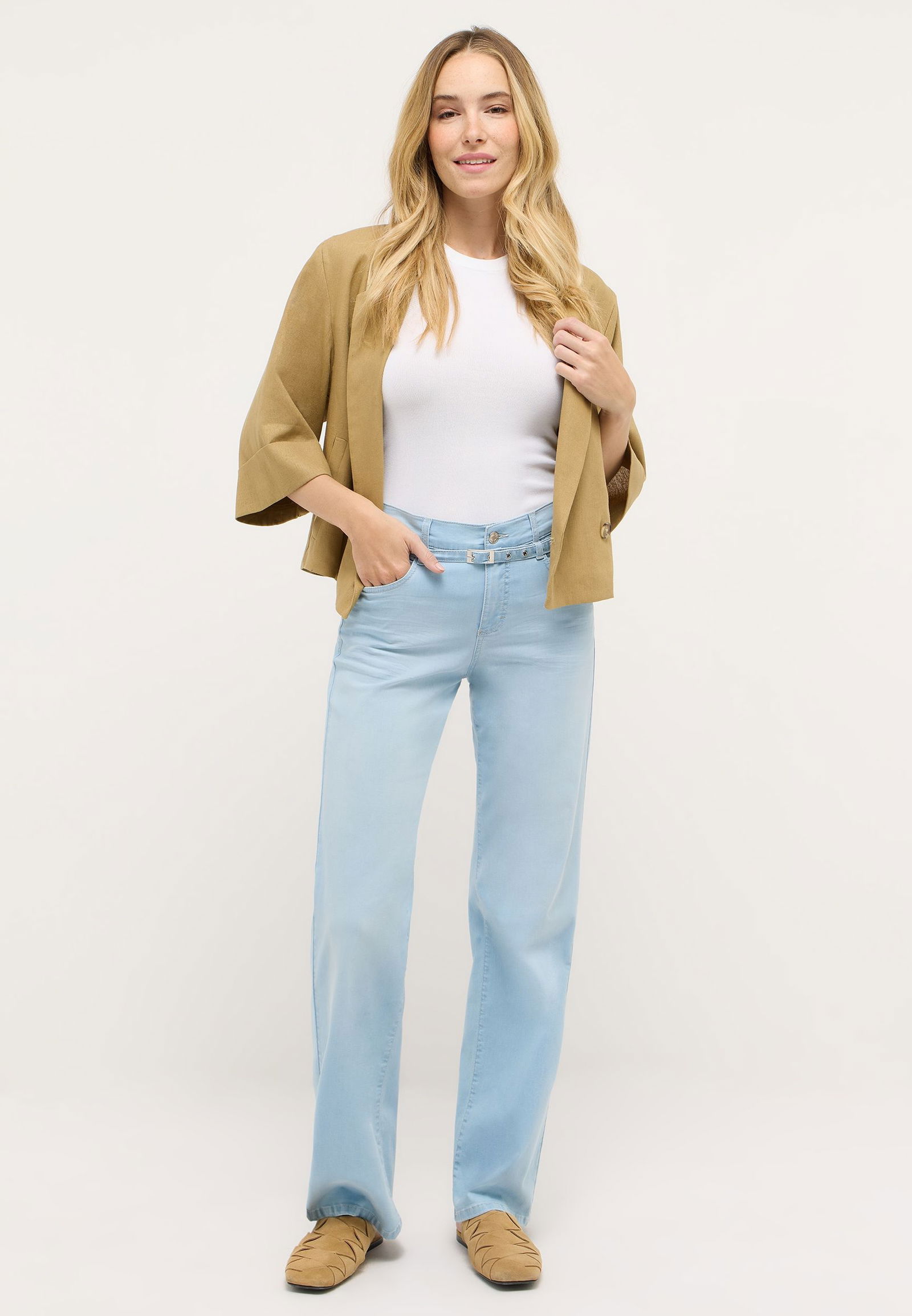 Angels |  Angels Schlaghose  | 36/28 | bleached blue used