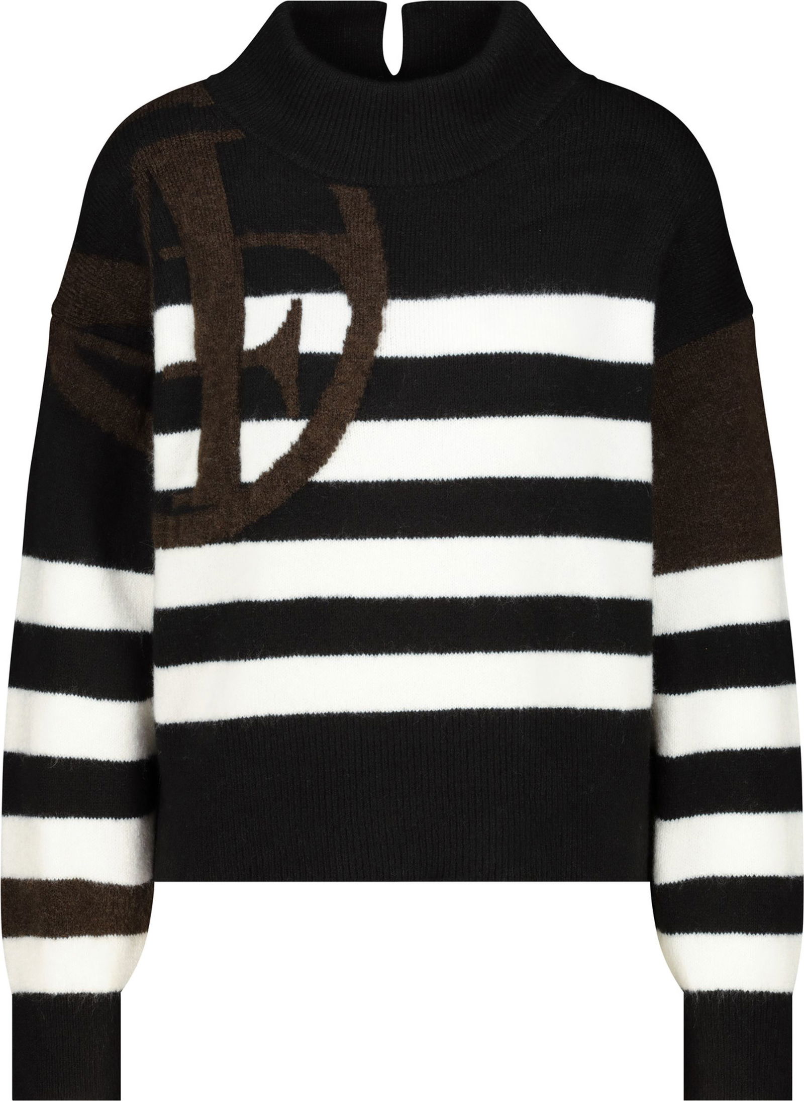 Monari | Monari Pullover | 42 | schwarz ringel